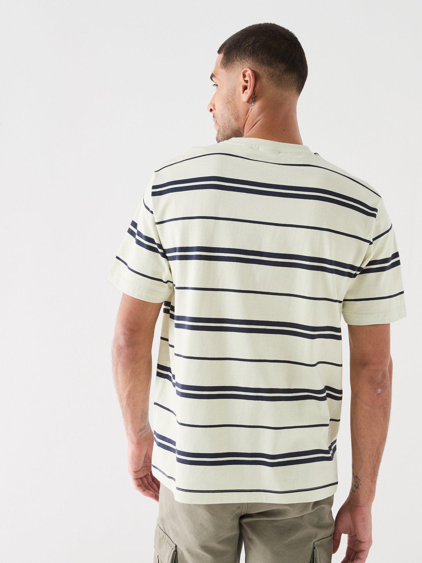 Image 2 of 6 of ONLY & SONS Stripe Graphic Short Sleeve T-Shirt - Multi