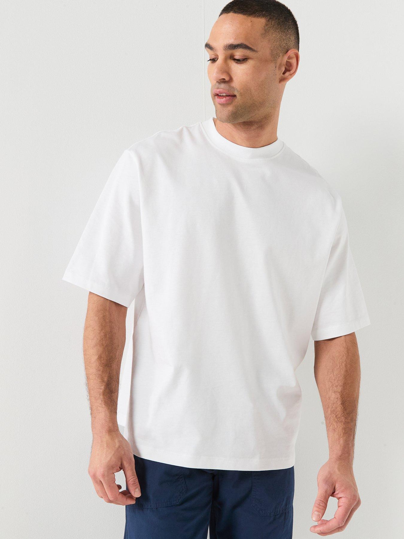 Image 1 of 5 of ONLY & SONS Millenium Oversized T-Shirt - White