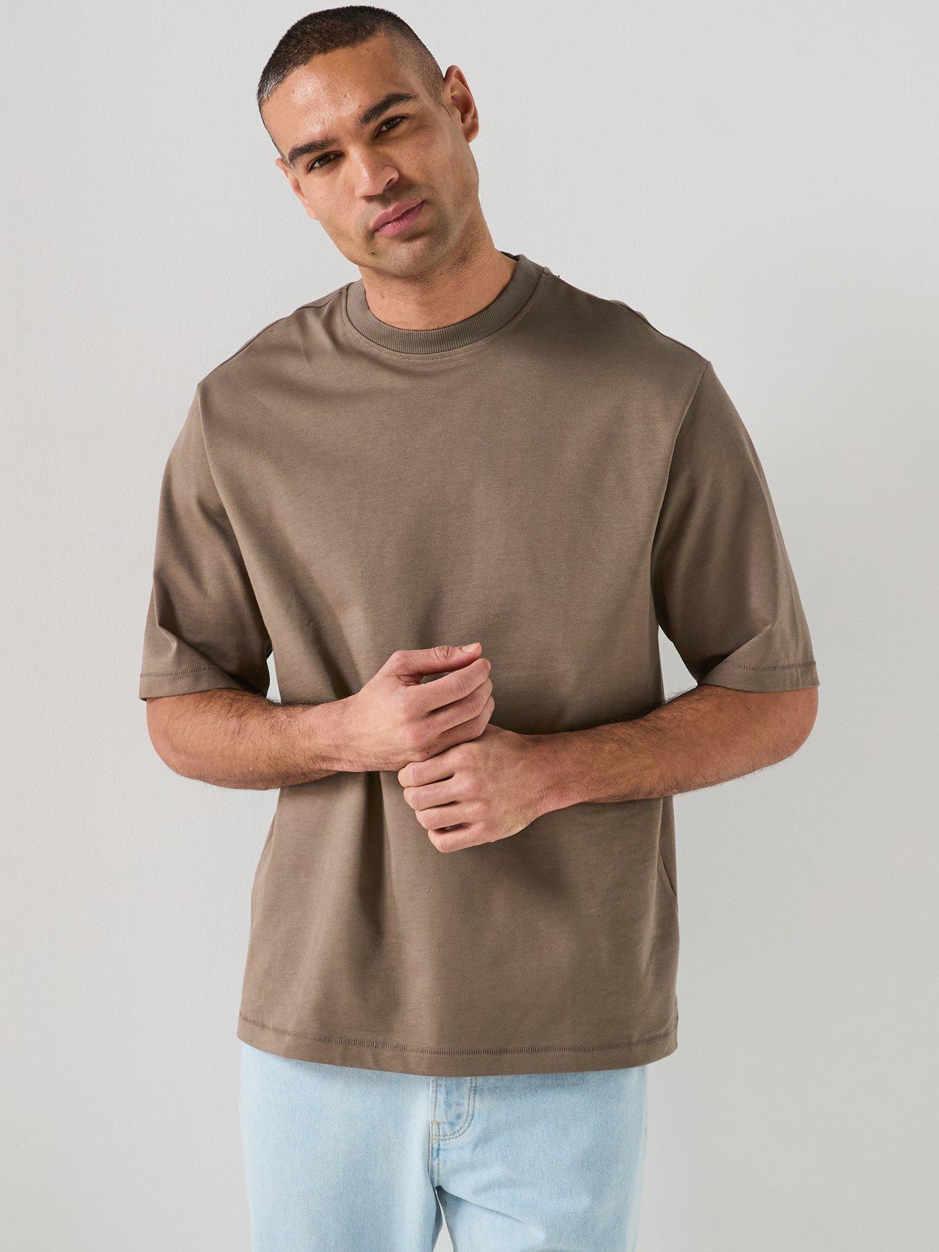 only-sons-millenium-oversized-t-shirt-beigefront