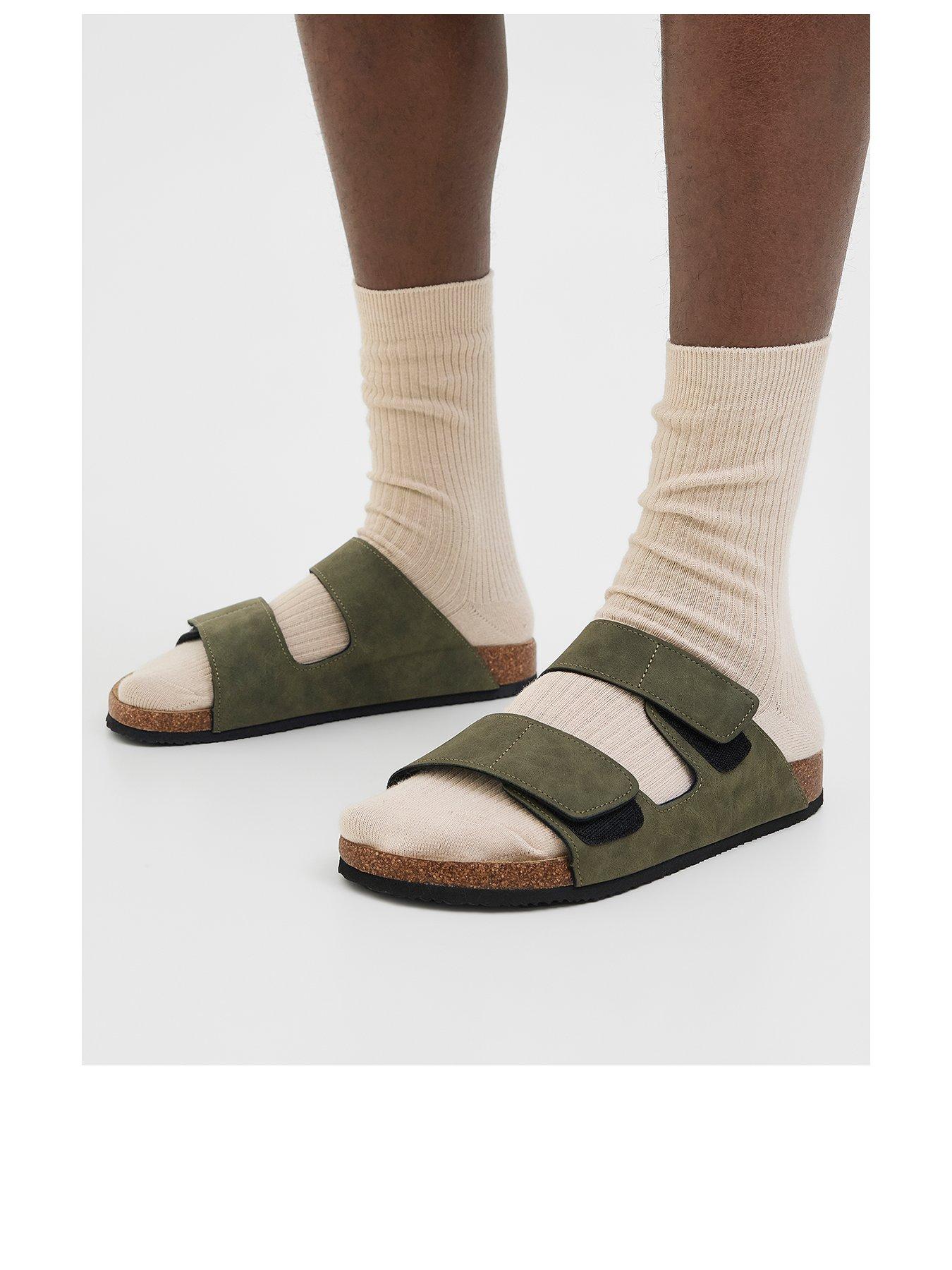 Image 3 of 7 of Jack & Jones Strap Sandal - Green