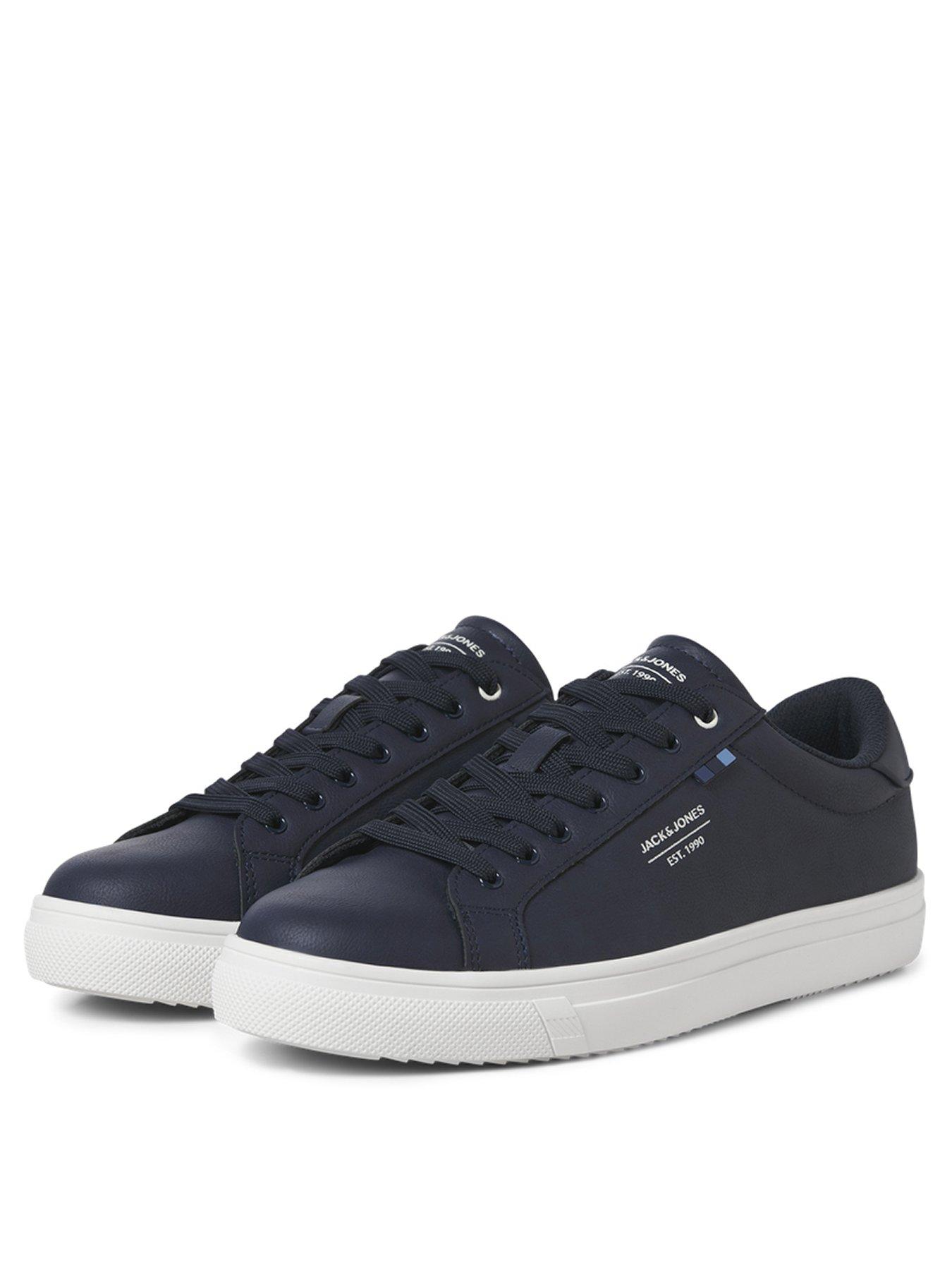Image 2 of 4 of Jack & Jones Bale PU Trainer - Black