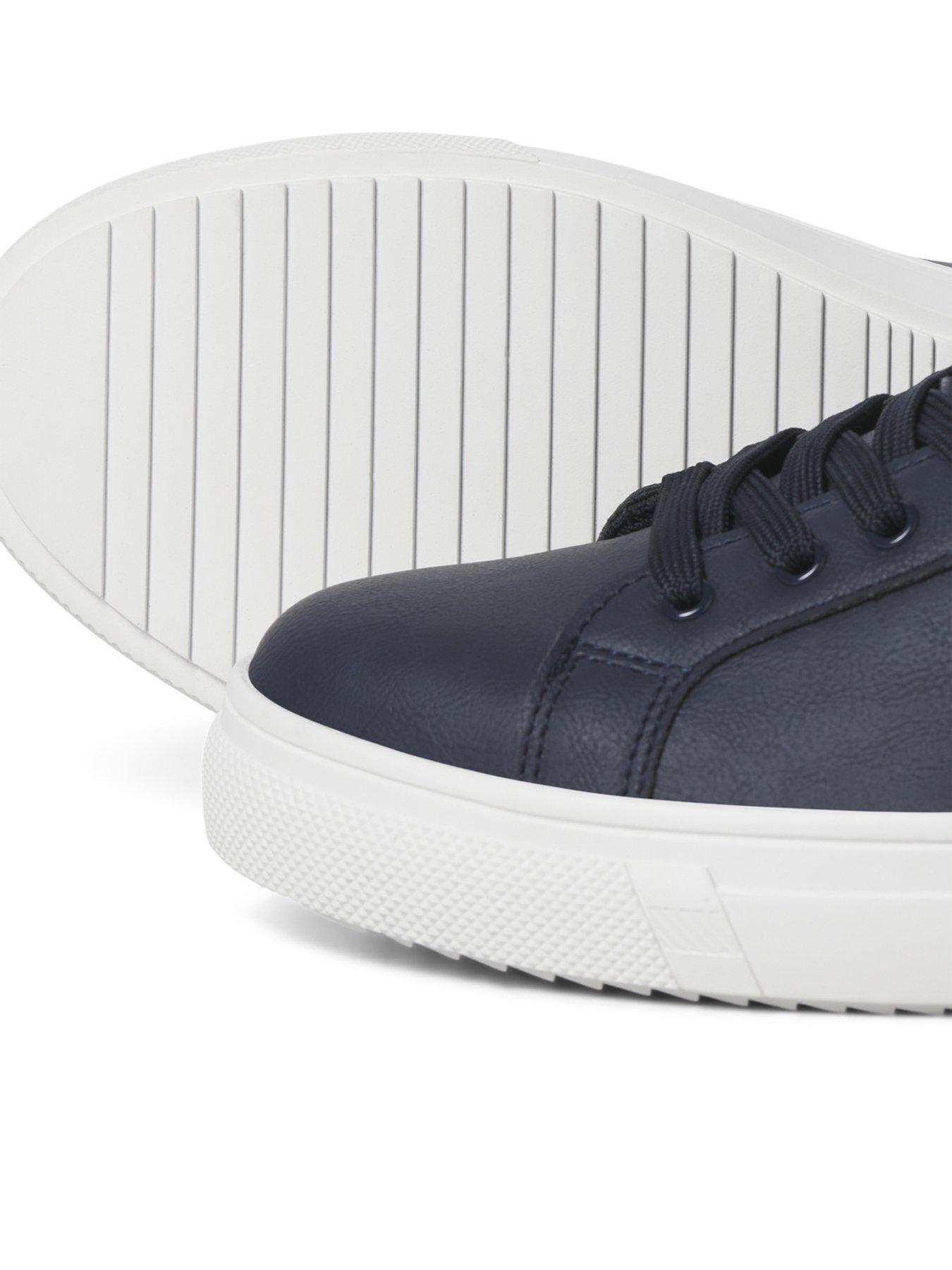 Image 4 of 4 of Jack & Jones Bale PU Trainer - Black