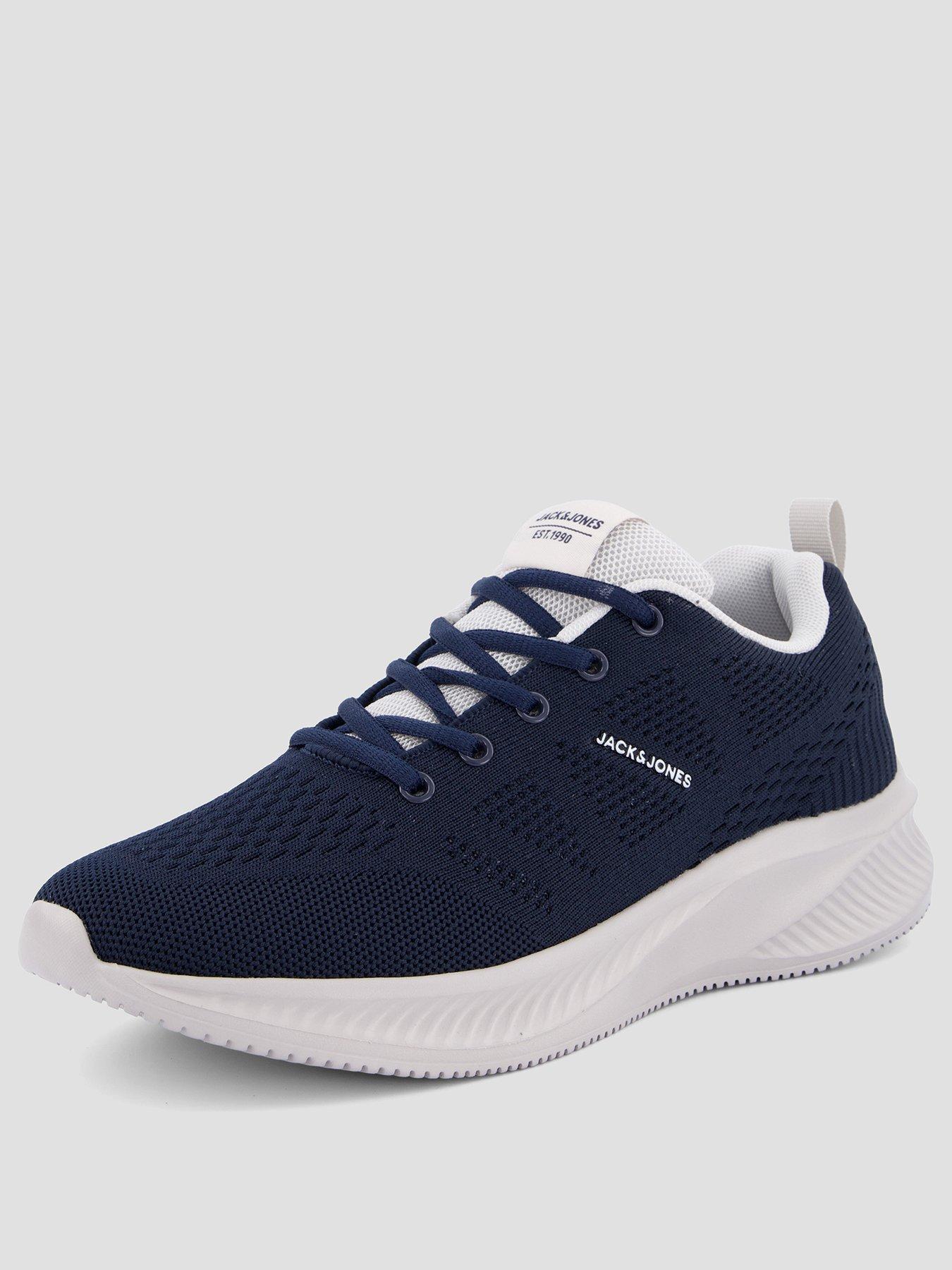 jack-jones-croxley-knitted-trainer-navystillFront