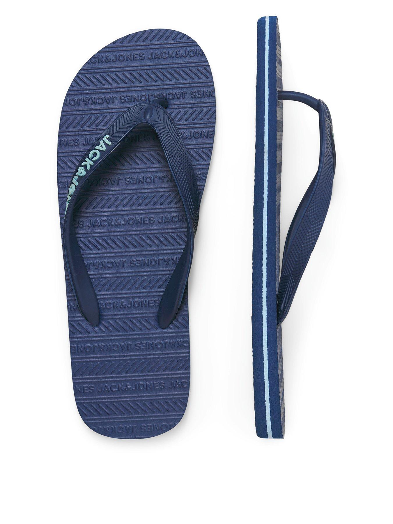 Image 1 of 7 of Jack & Jones Flip Flops - Navy