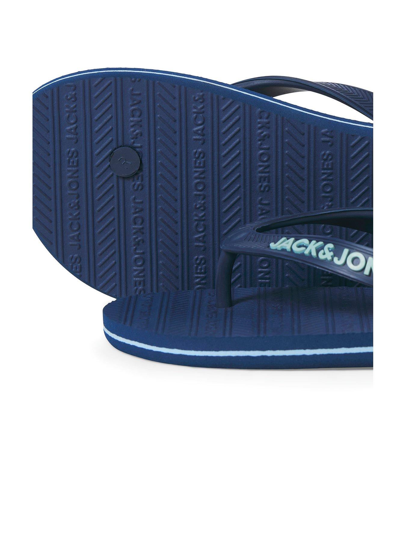 Image 2 of 7 of Jack & Jones Flip Flops - Navy