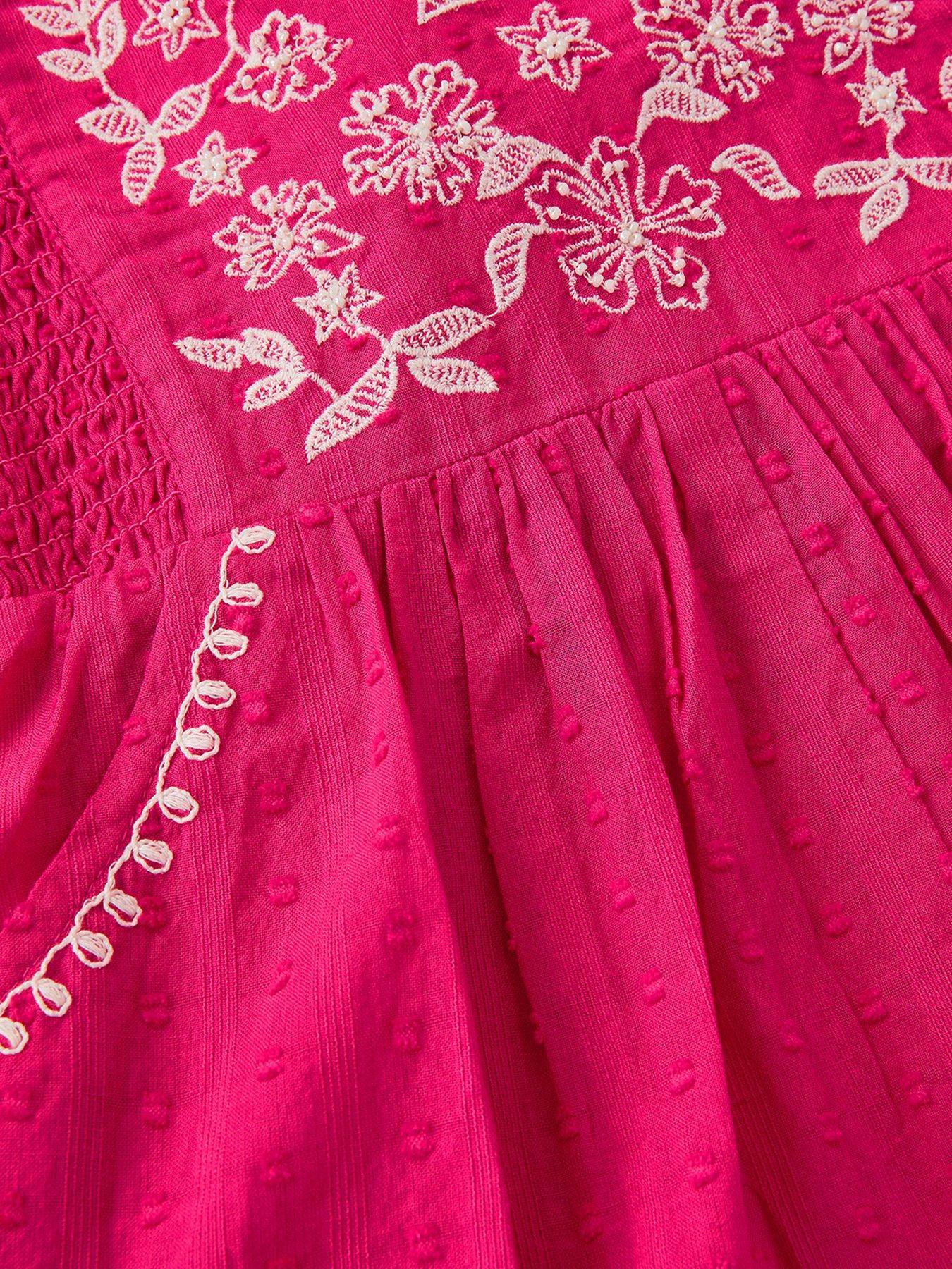 Image 3 of 3 of Monsoon Girls Storm Playsuit - Pink