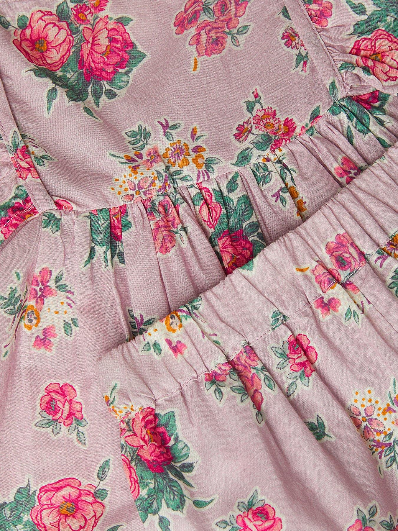 Image 3 of 3 of Monsoon Baby Girls Floral Short Set - Light Purple