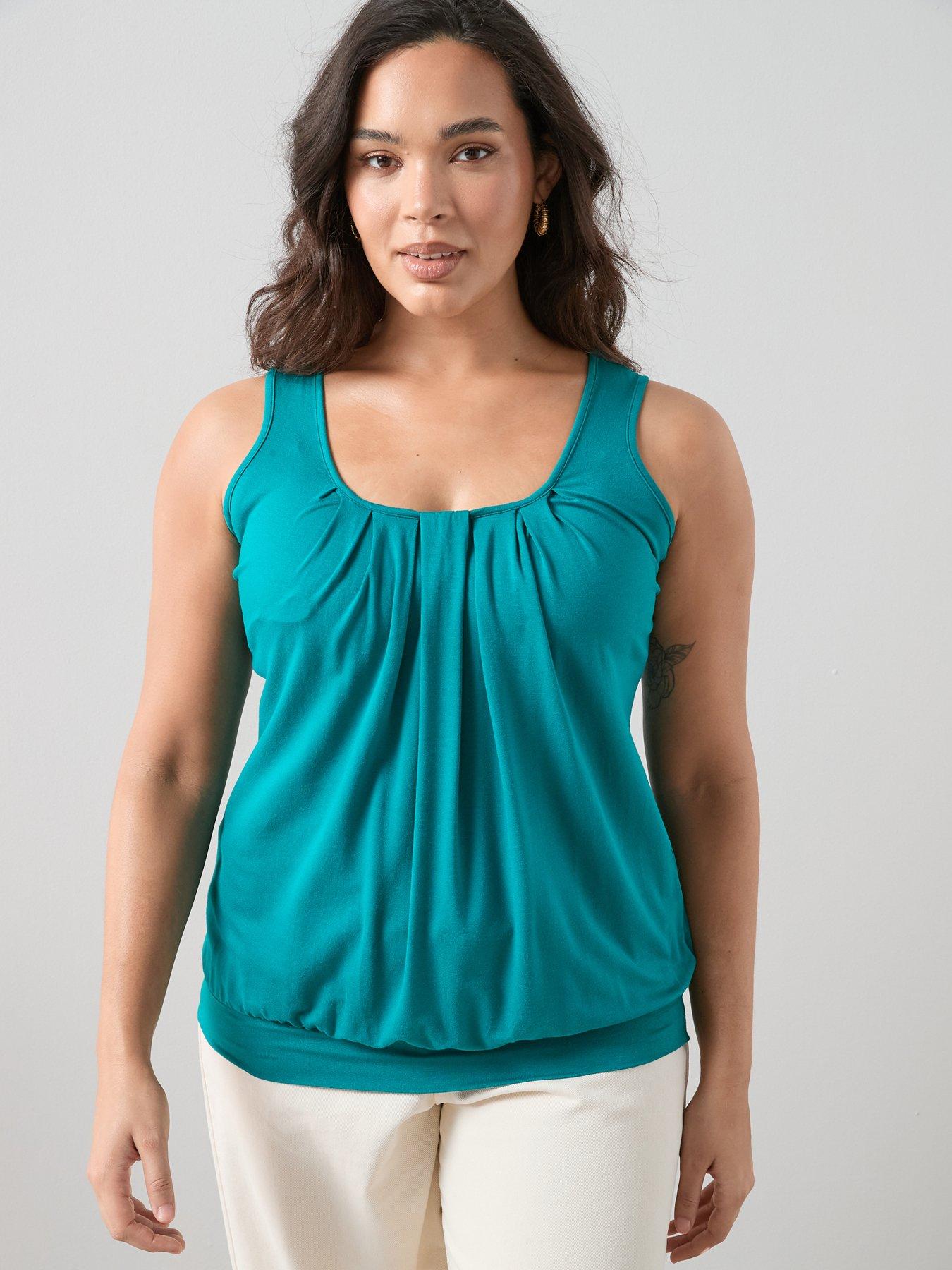 Image 1 of 6 of The Very Collection Curve Banded Hem Vest