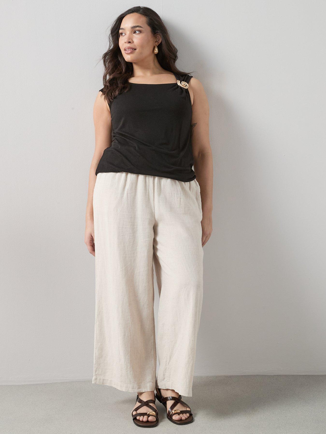 Image 5 of 5 of The Very Collection Curve Shell Trim Banded Hem Top