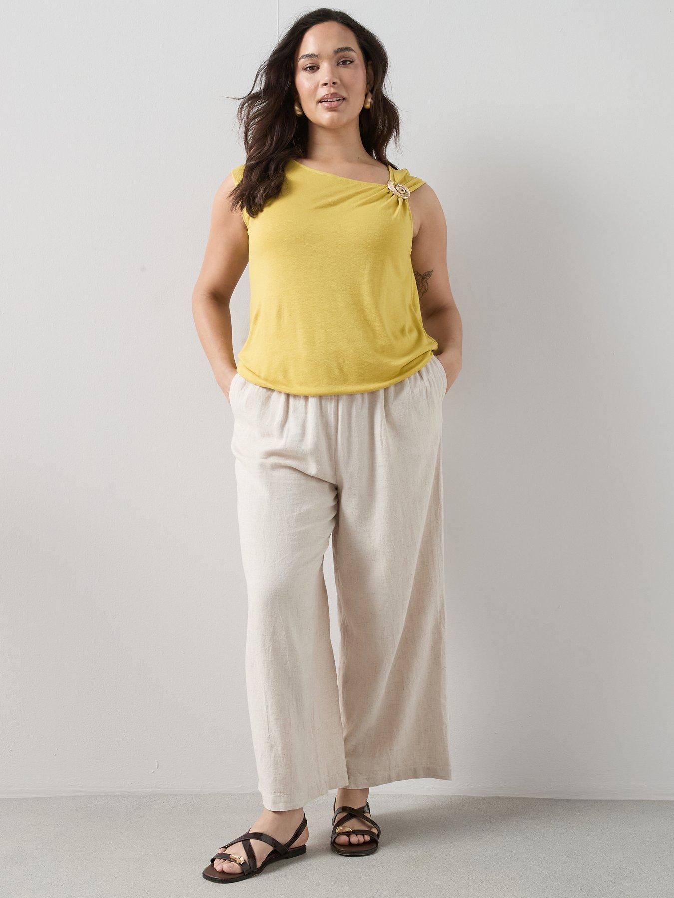 the-very-collection-curve-shell-trim-banded-hem-top-yellowback