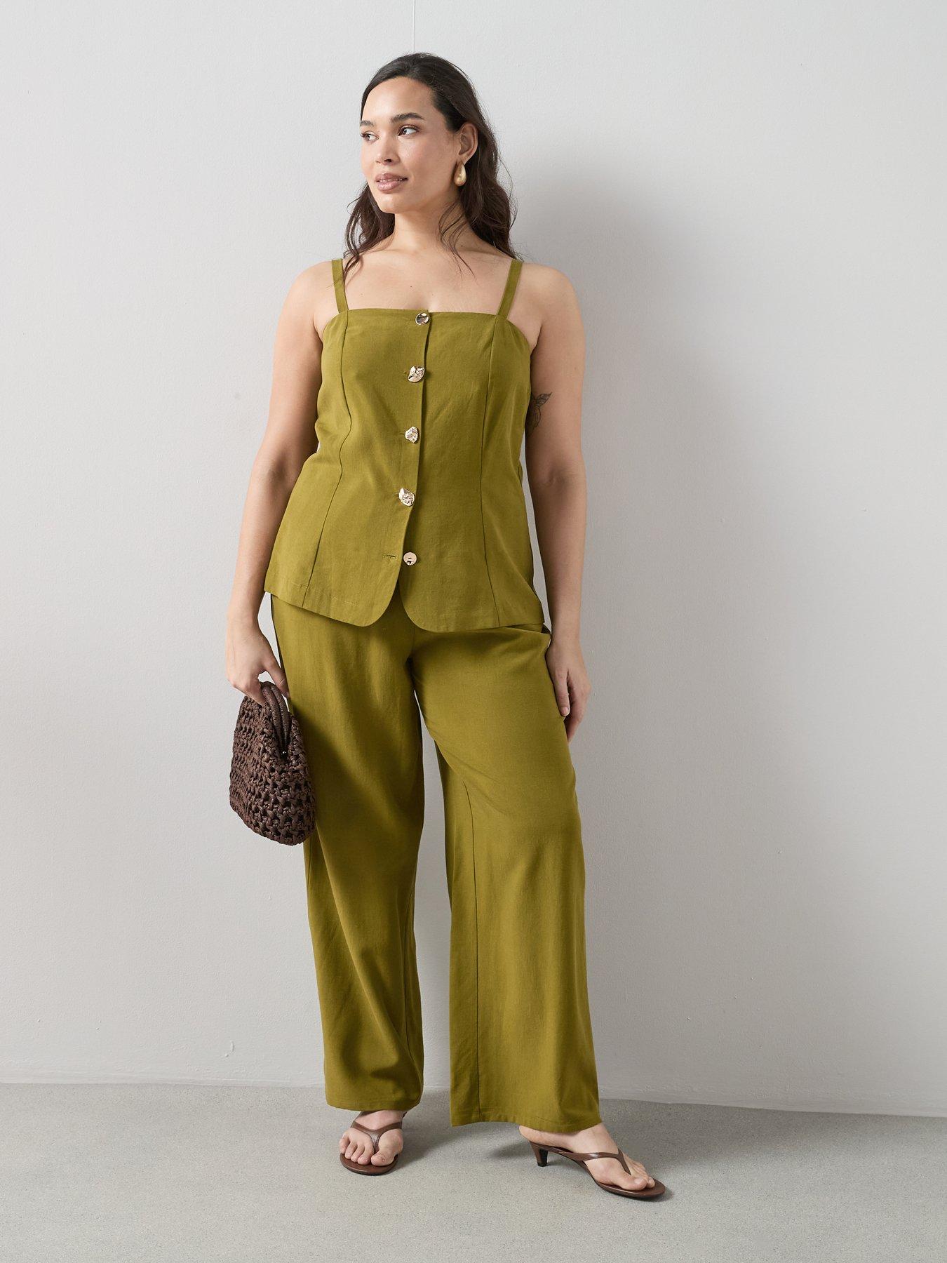 Image 3 of 6 of The Very Collection Curve Button Detail Waistcoat