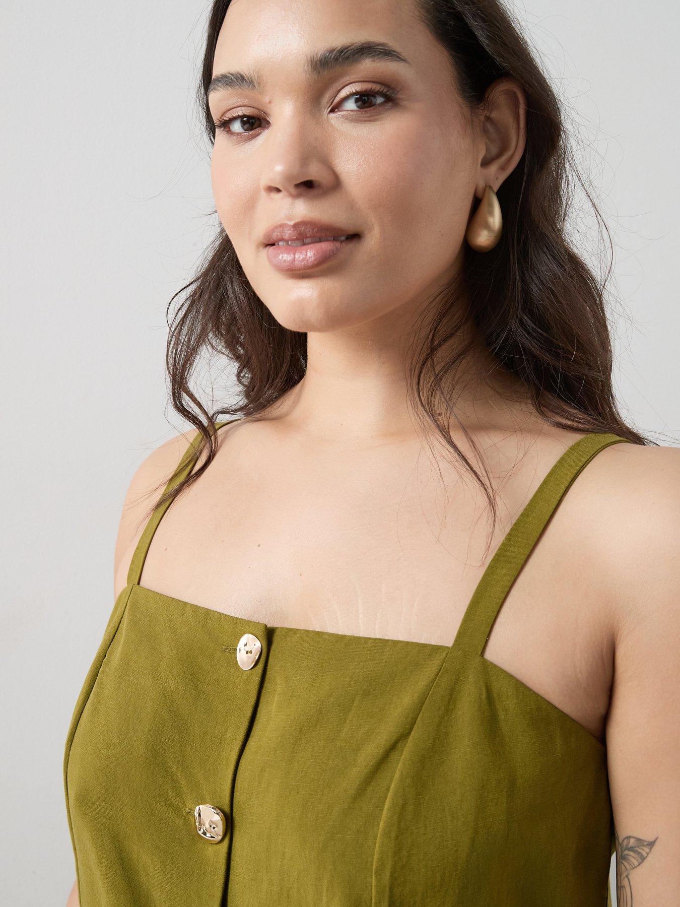 Image 4 of 6 of The Very Collection Curve Button Detail Waistcoat