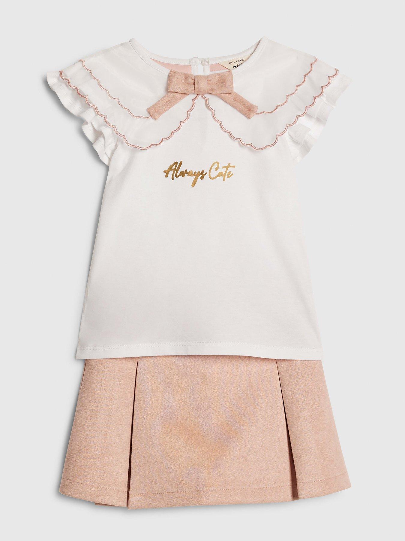 river-island-mini-girls-collar-suede-skort-set-pinkoutfit