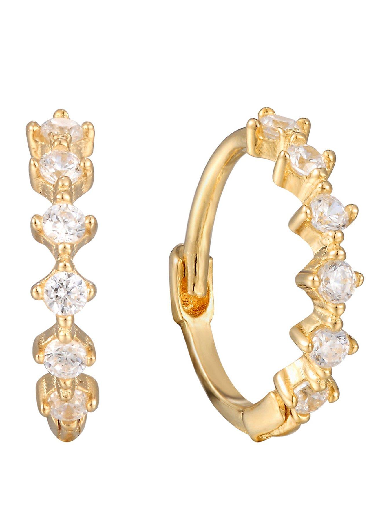 seol-gold-18ct-gold-plate-over-sterling-silver-cz-studded-huggie-hoops