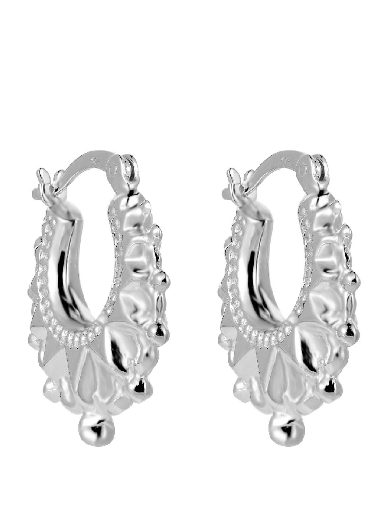 Image 1 of 4 of Seol + Gold Sterling Silver Traditional Hoops