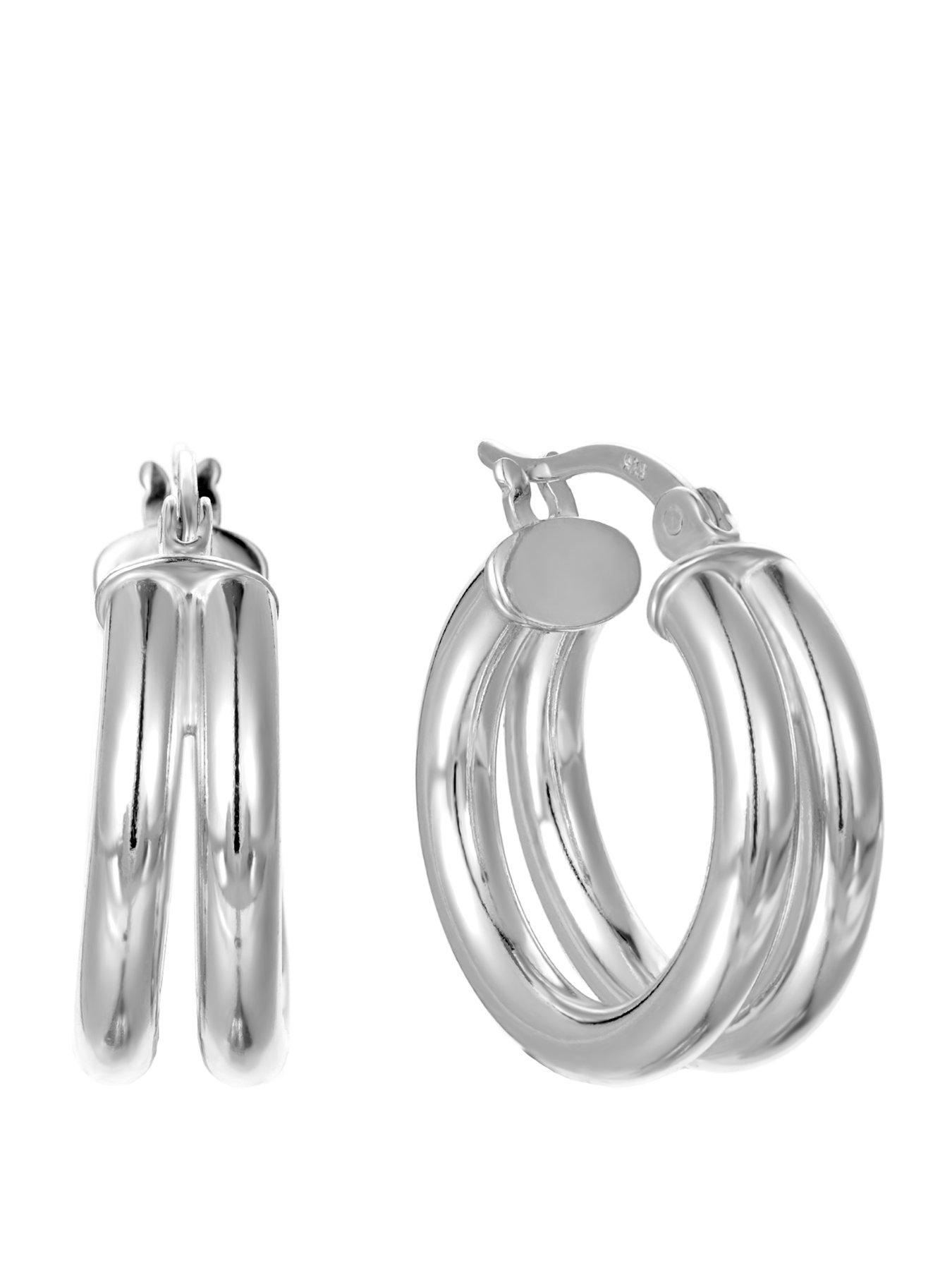 seol-gold-sterling-silver-double-hoop-earrings
