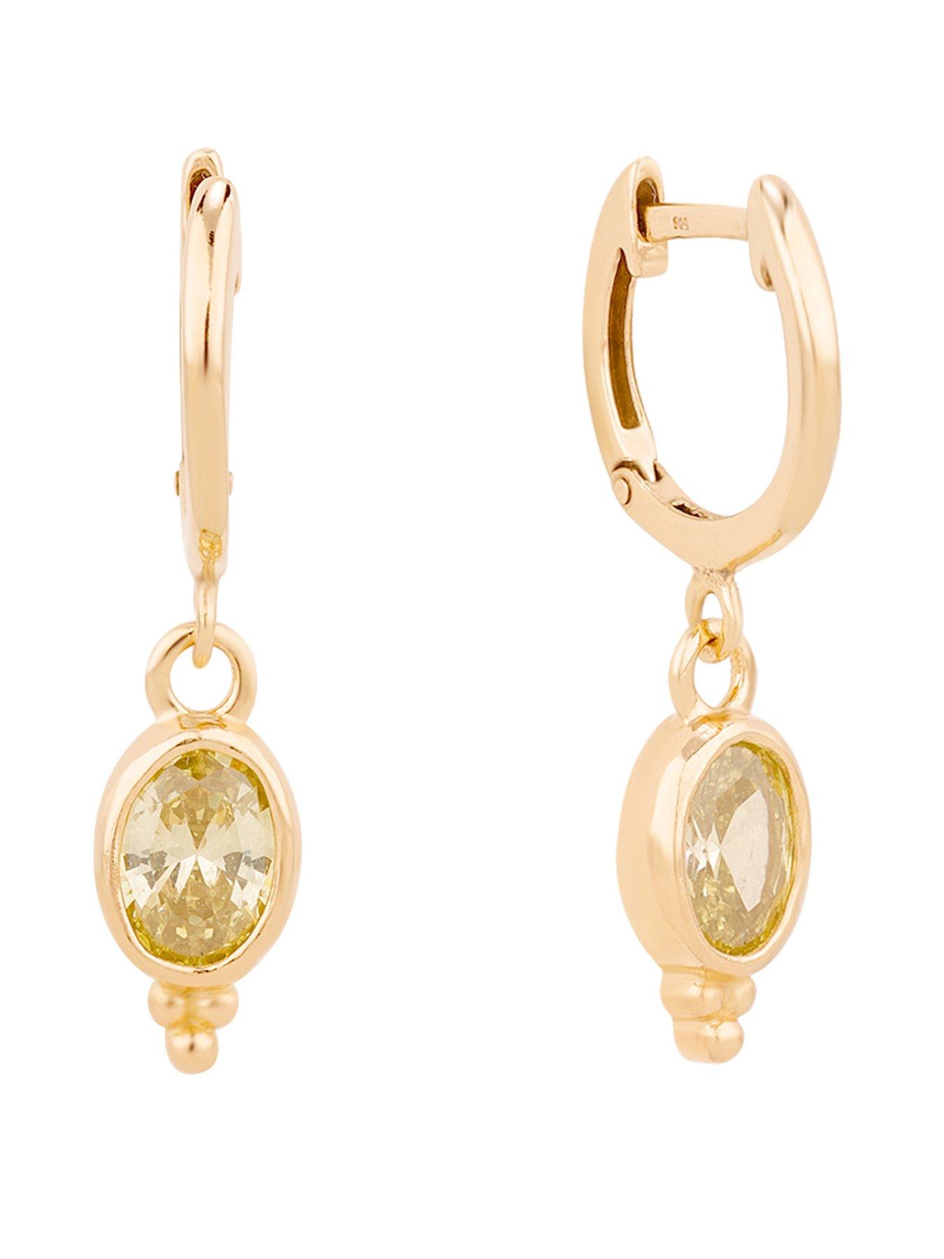 seol-gold-18ct-gold-plate-over-sterling-silver-peridot-bobble-charm-hoops