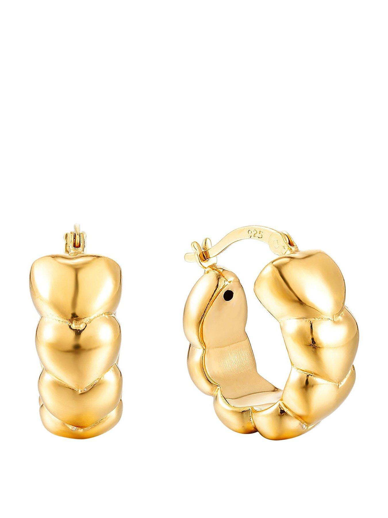 seol-gold-18ct-gold-plate-over-sterling-silver-puffy-heart-hoop-earring