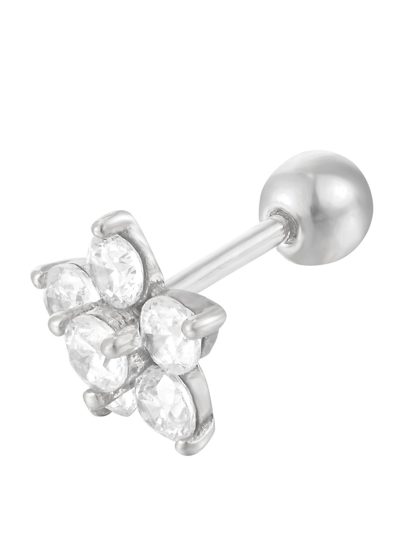 seol-gold-sterling-silver-cz-flower-barbell-stud-earring