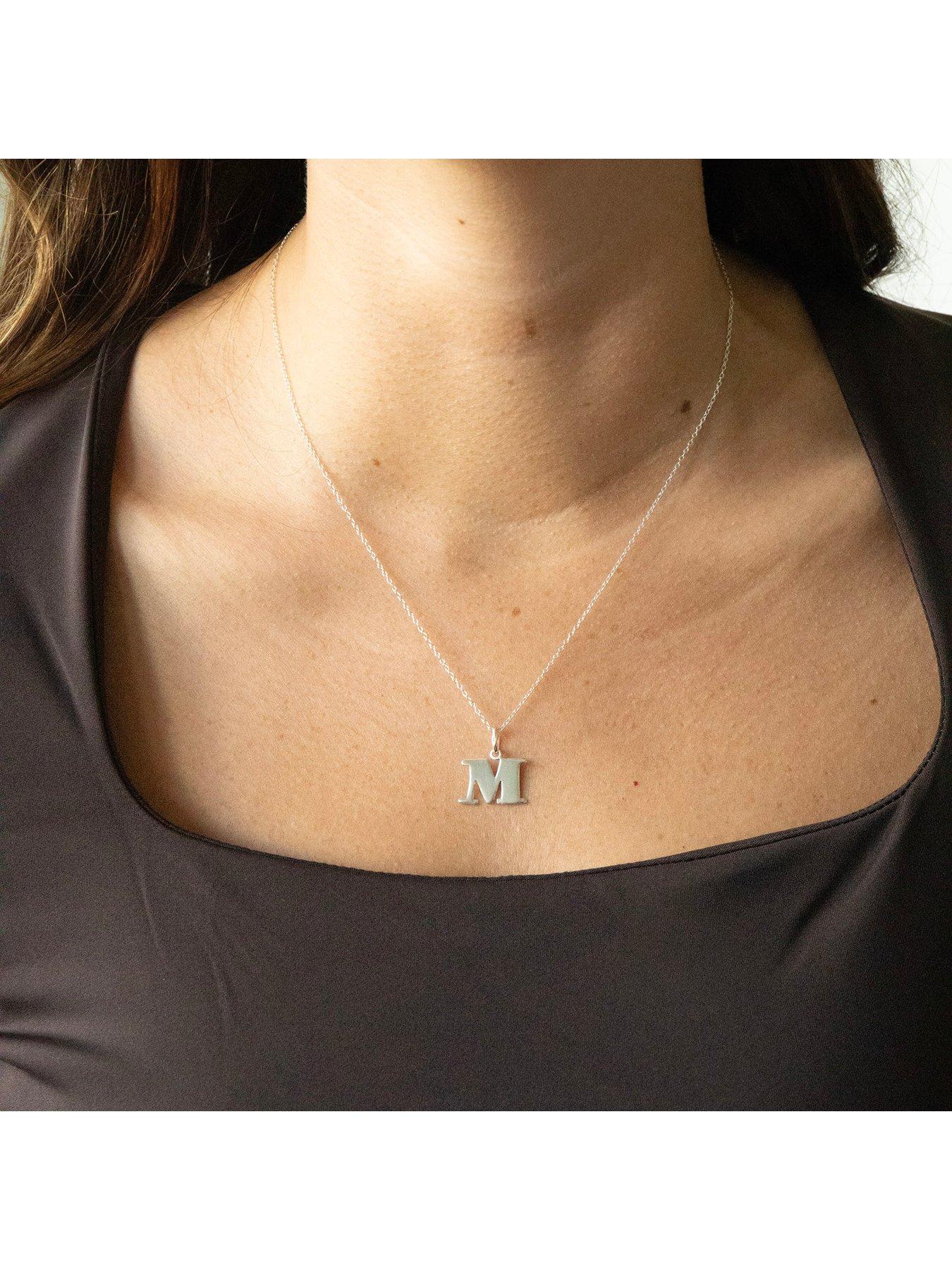 Image 2 of 7 of Seol + Gold Sterling Silver Alphabet Letter Charm Pendant
