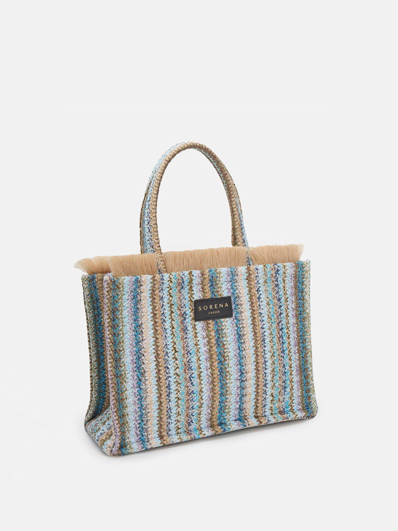 Image 4 of 4 of Sorena Elafonisos Medium Tote Bag - Blue