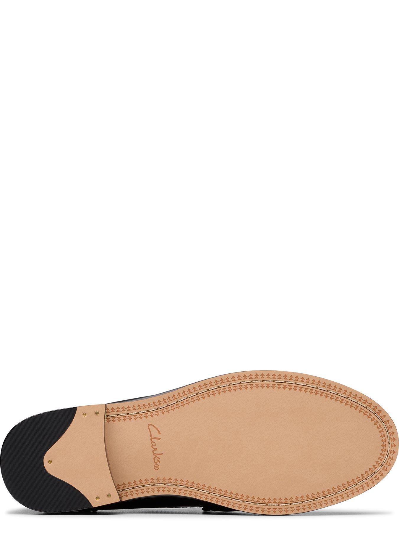 Image 5 of 6 of Clarks Straven Edge Shoes - Black Leather