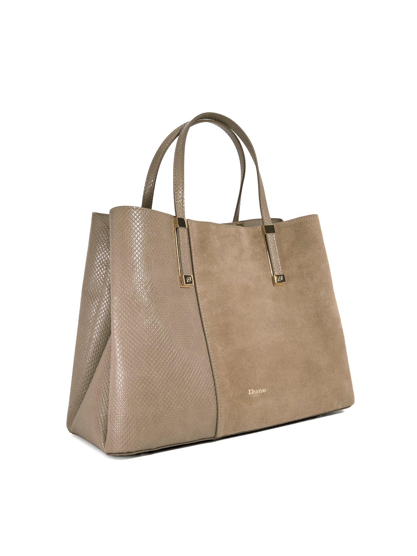 Image 3 of 5 of Dune London Dorry Textured Tote Bag - Grey