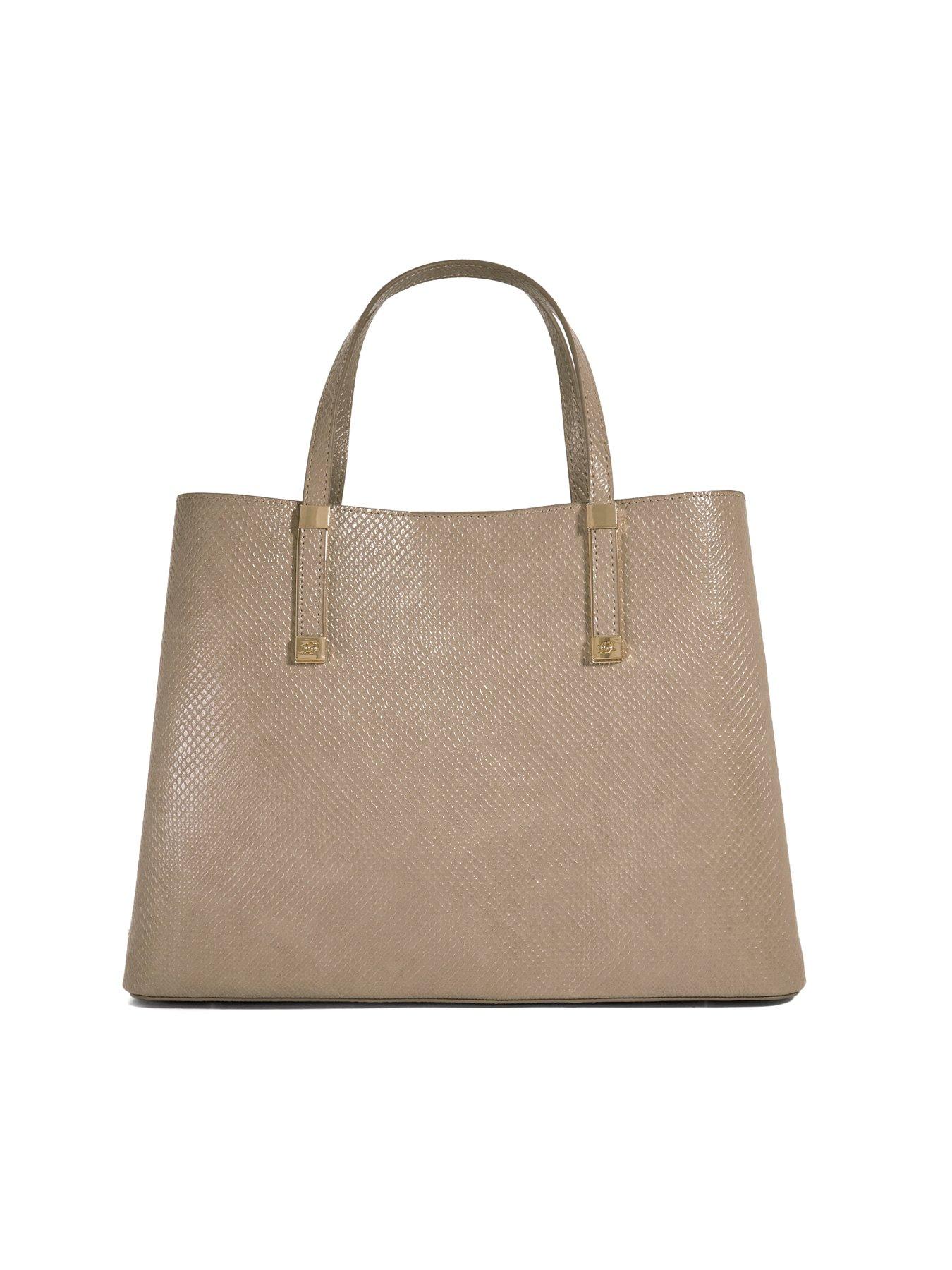 Image 5 of 5 of Dune London Dorry Textured Tote Bag - Grey