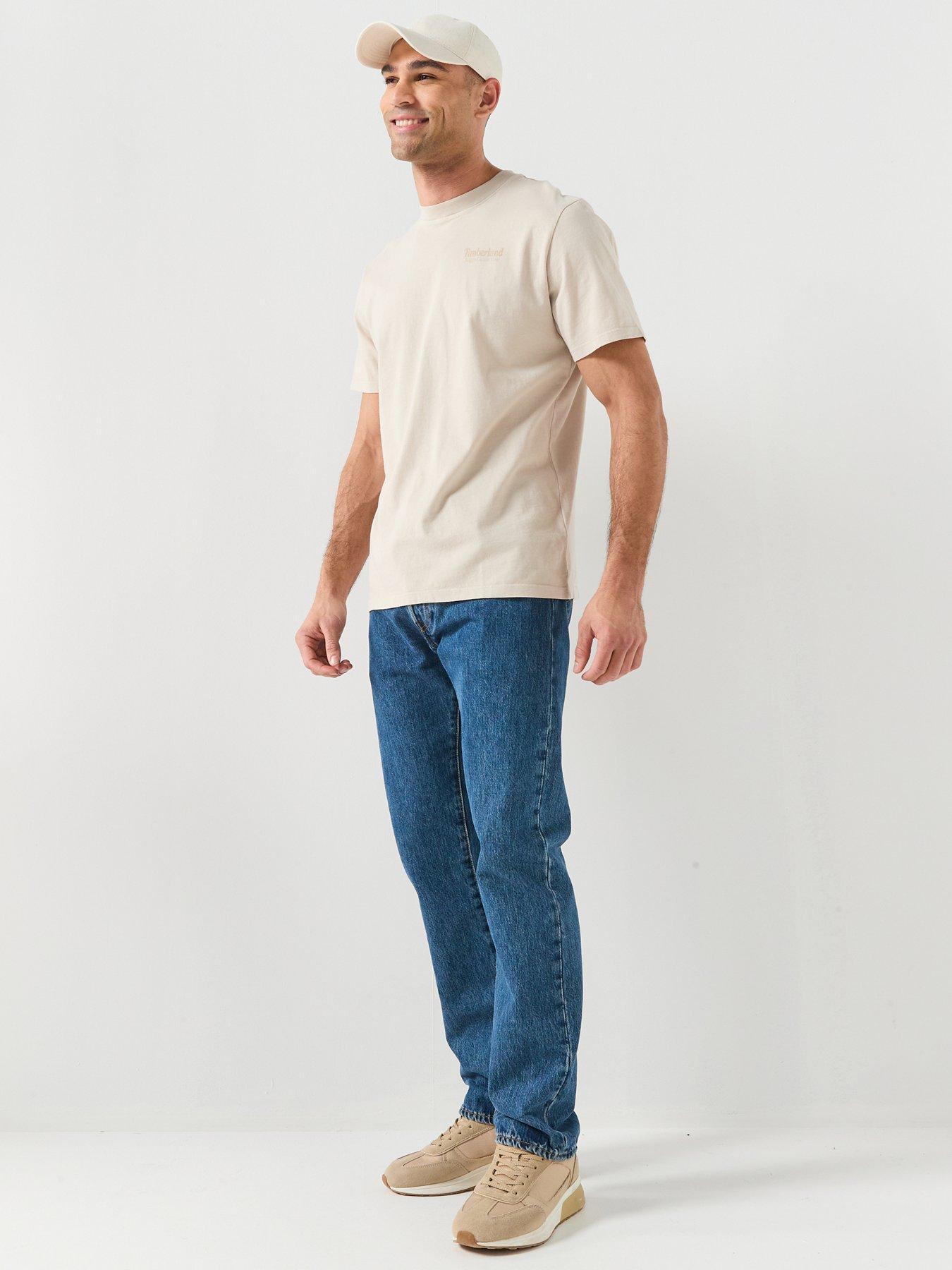 Image 3 of 6 of Timberland Rugged Active Gear Back Graphic T-Shirt - Beige