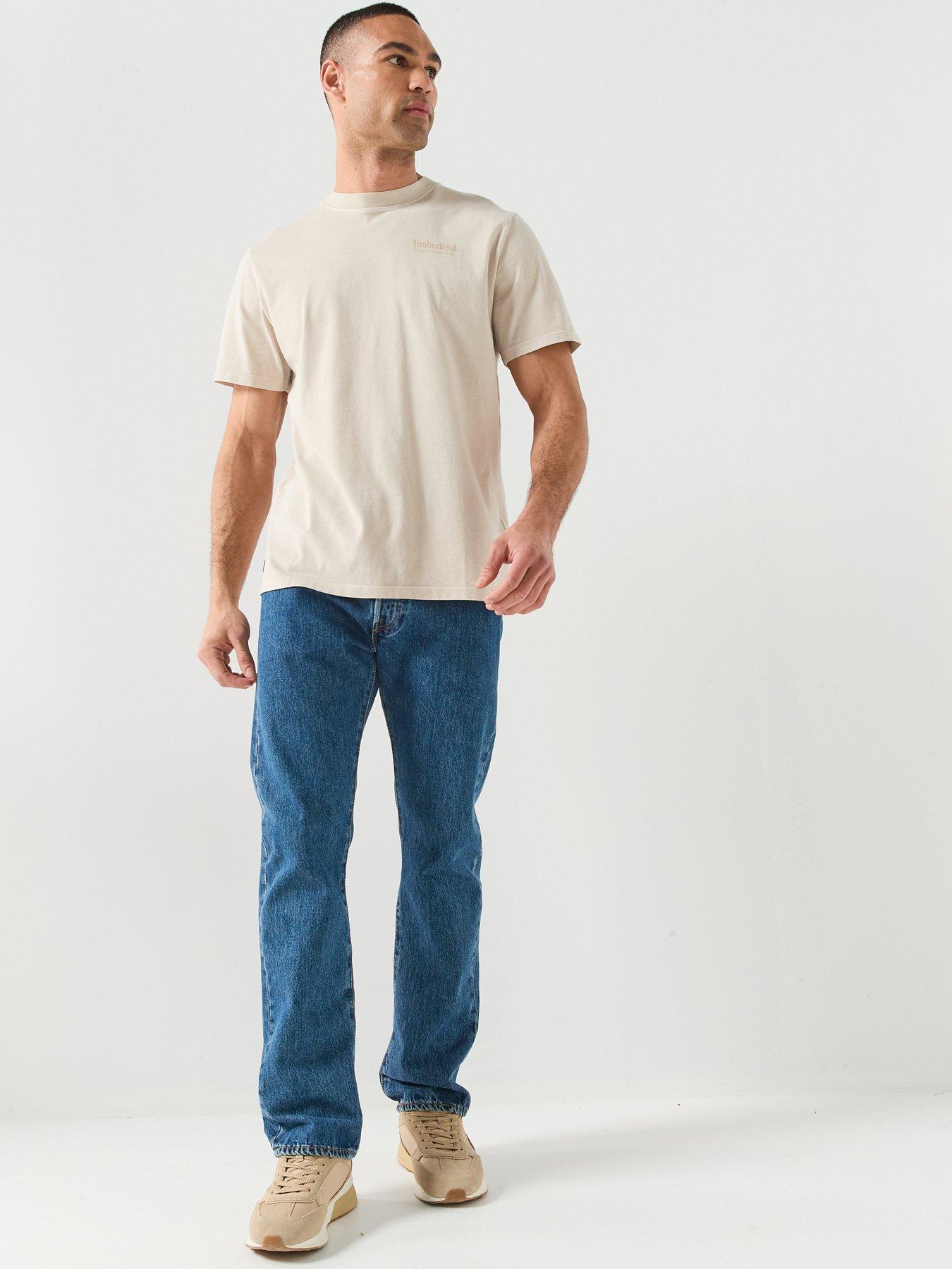 Image 6 of 6 of Timberland Rugged Active Gear Back Graphic T-Shirt - Beige