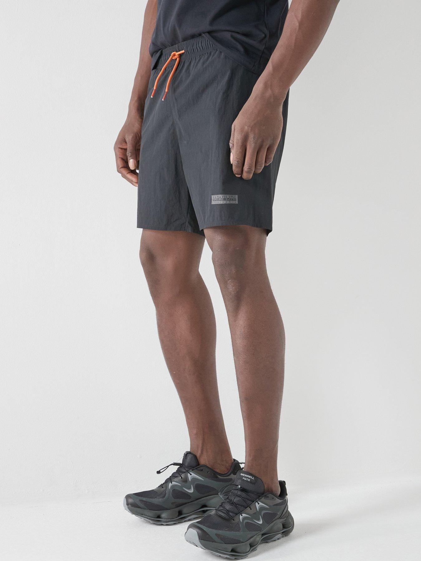 NAPAPIJRI Mens Box Logo Short - Black