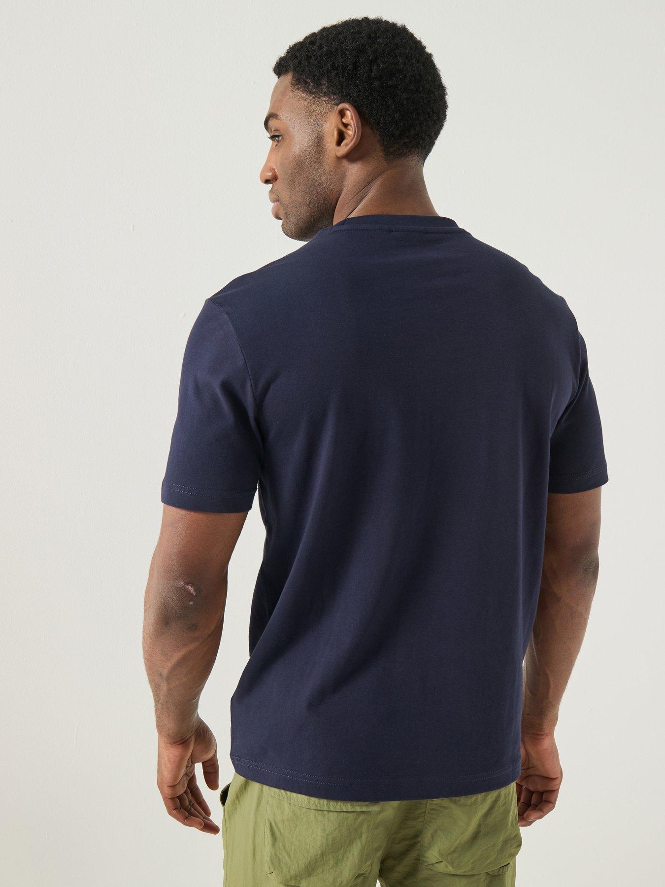 napapijri-mens-box-logo-t-shirt-bluestillFront