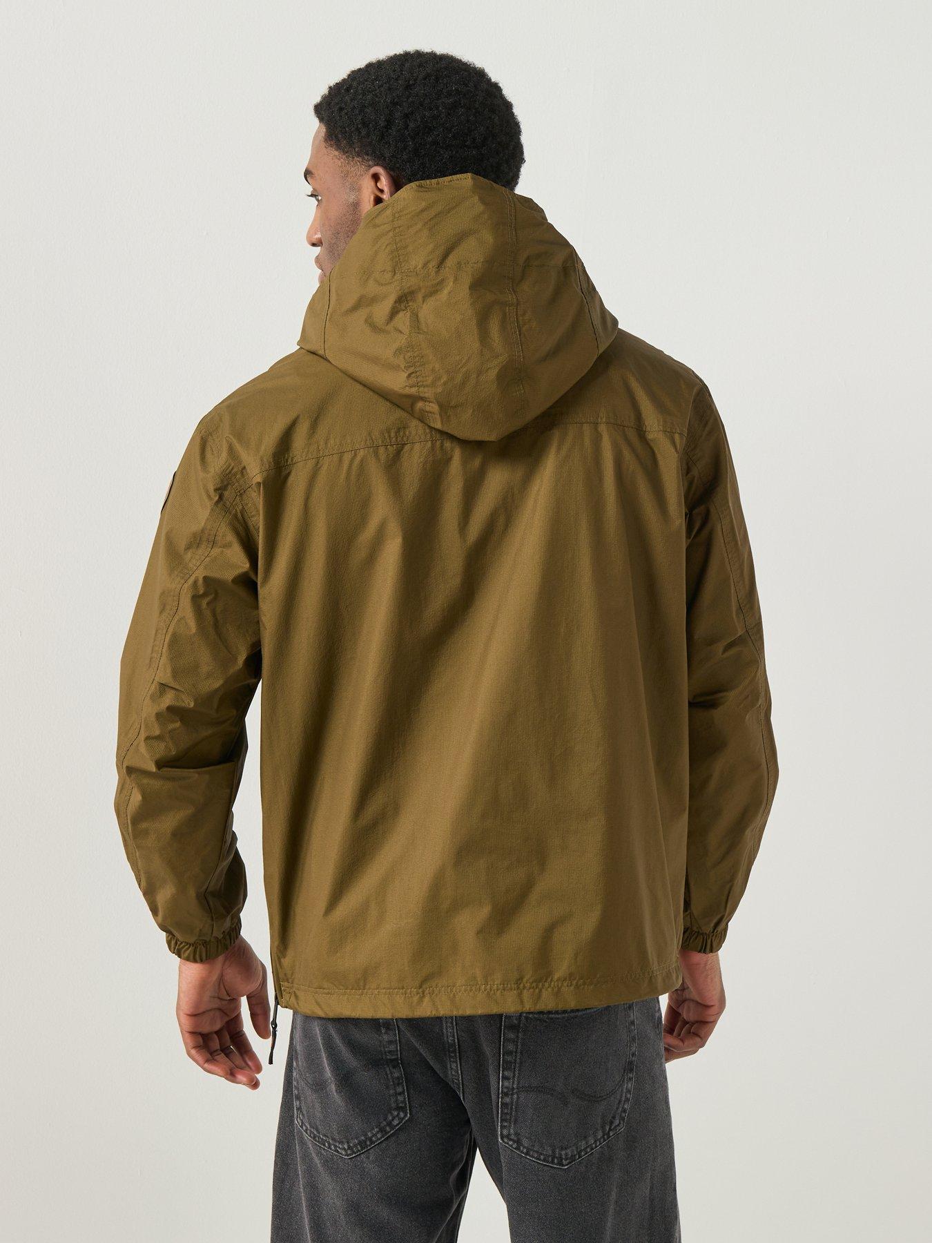 napapijri-mens-next-raincoat-greenstillFront