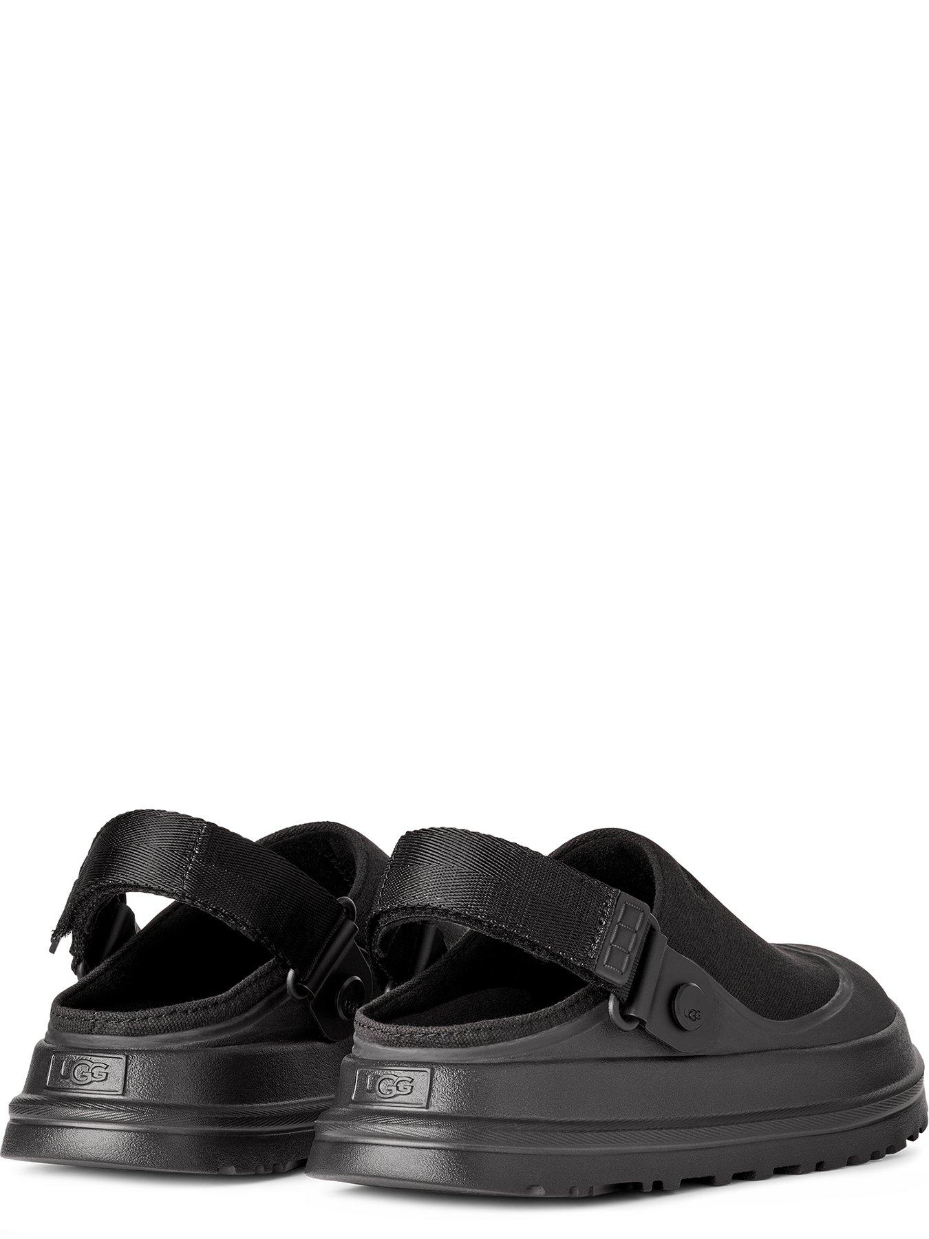 ugg-w-goldenglow-canvas-clog-blackoutfit