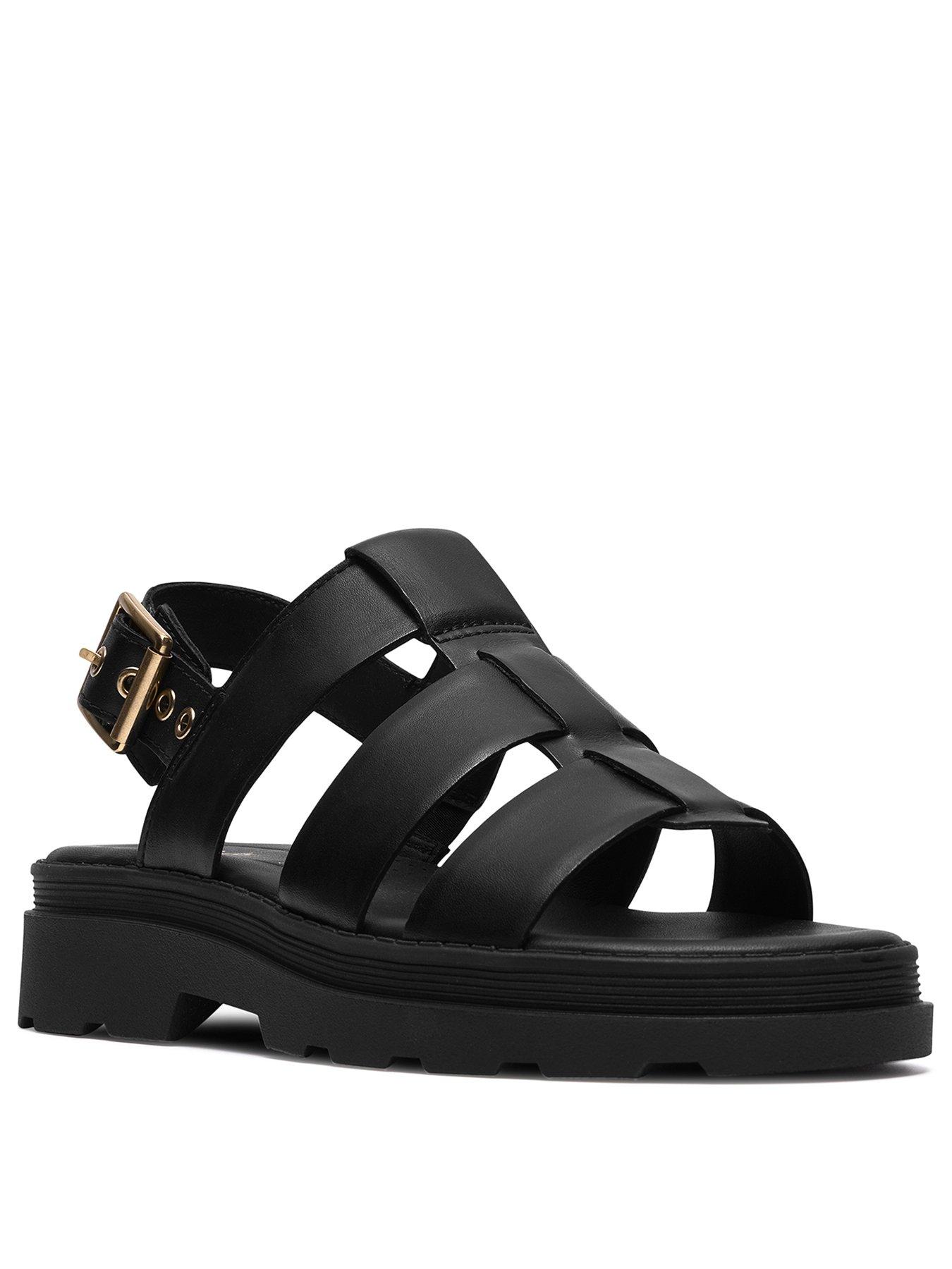 Image 2 of 6 of Clarks Orinoco3 Strap Leather Sandals - Black