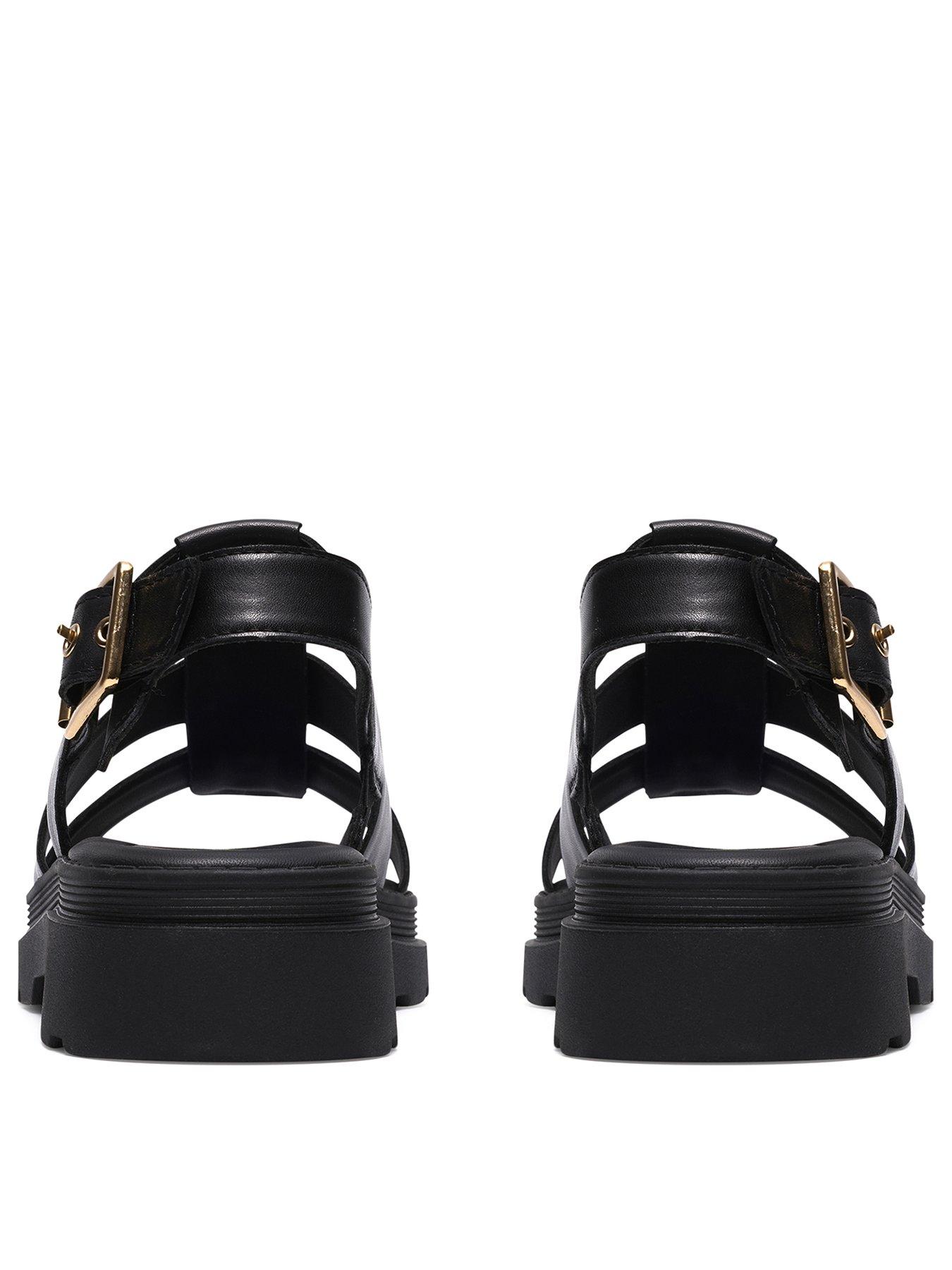Image 3 of 6 of Clarks Orinoco3 Strap Leather Sandals - Black