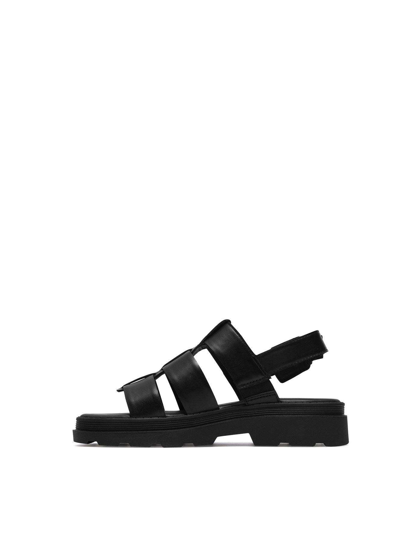 Image 6 of 6 of Clarks Orinoco3 Strap Leather Sandals - Black