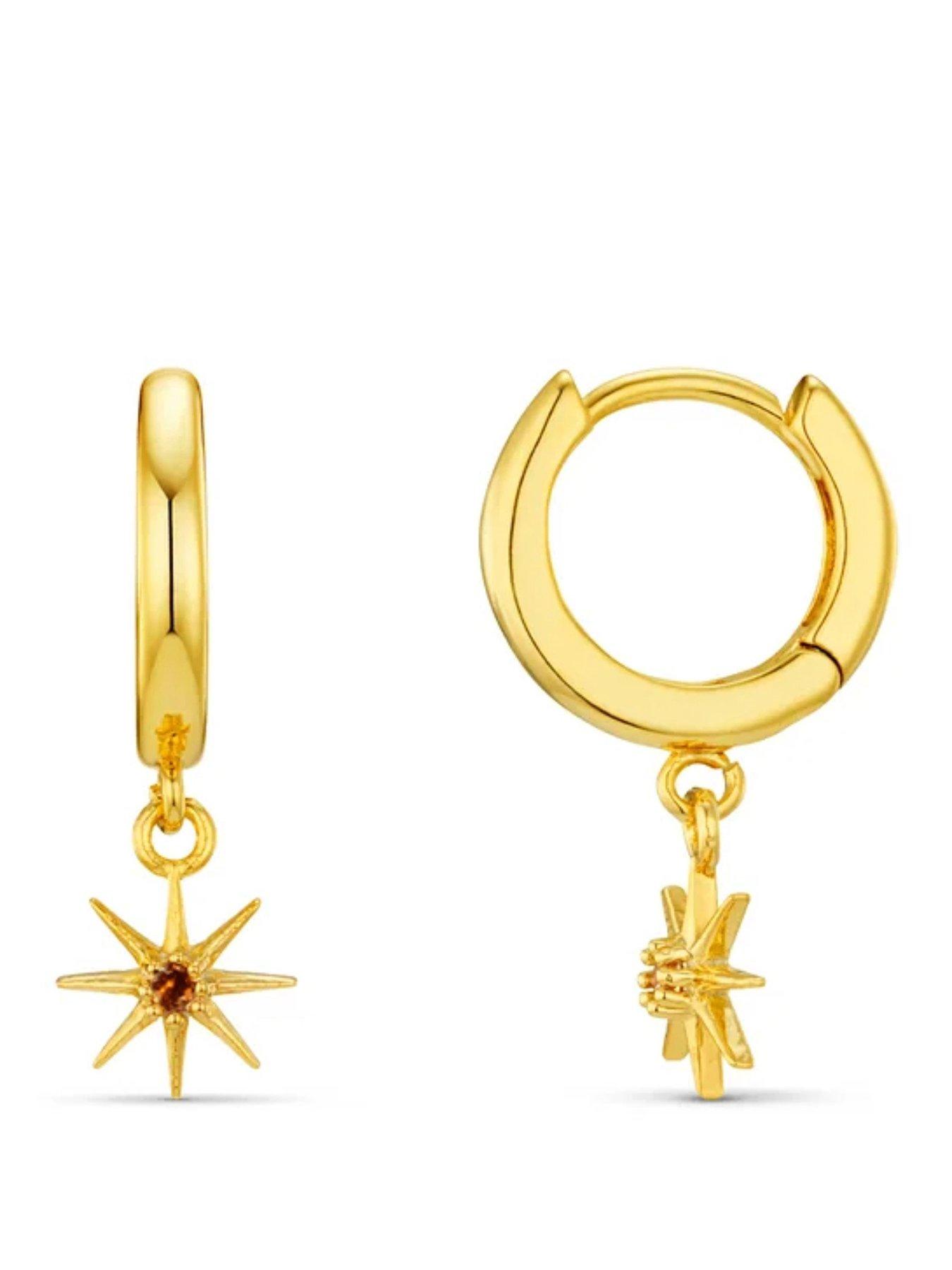 orelia-birthstone-earrings-gold