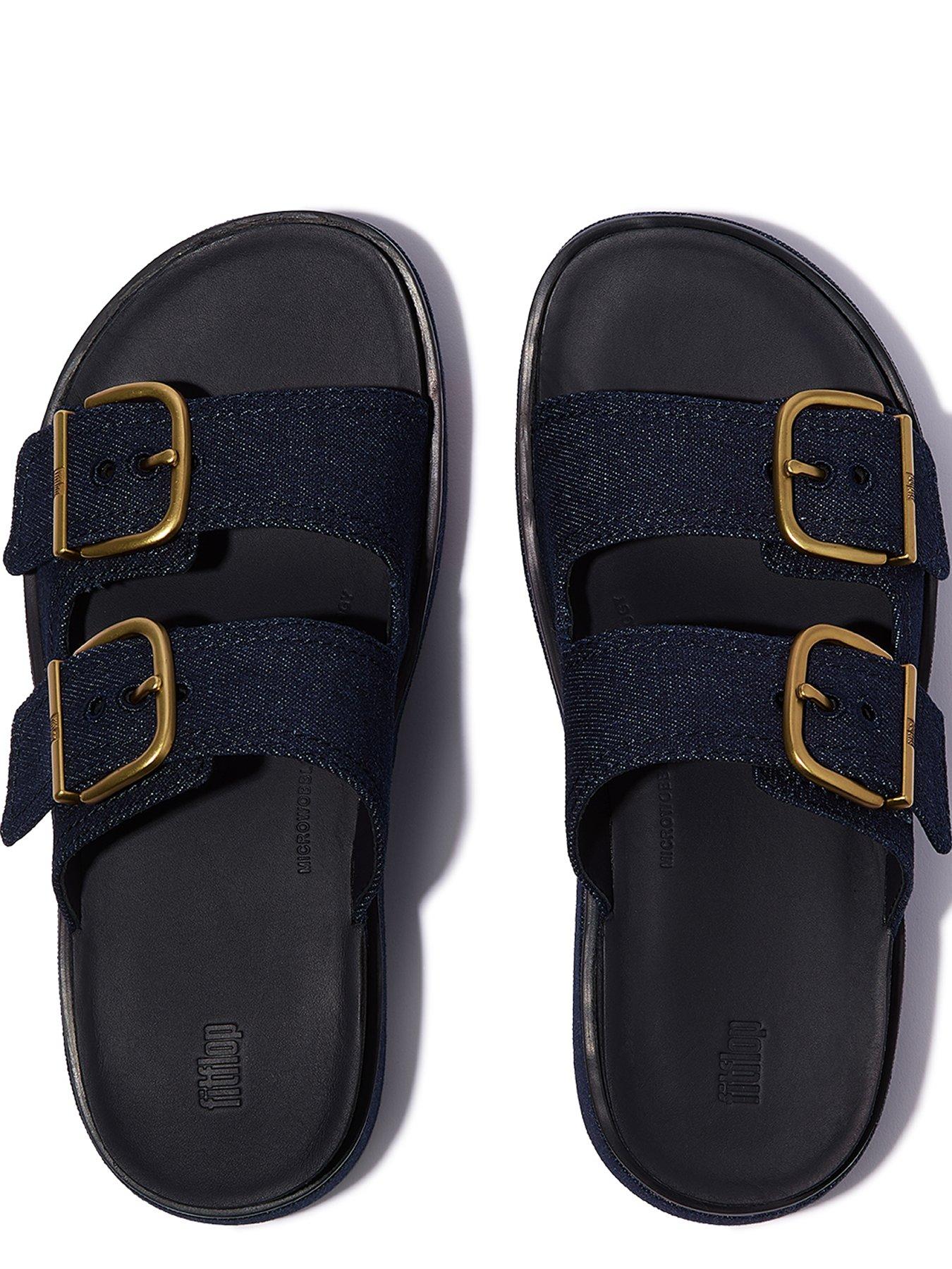 fitflop-gen-ff-max-buckle-two-bar-denim-slides-dark-denimoutfit