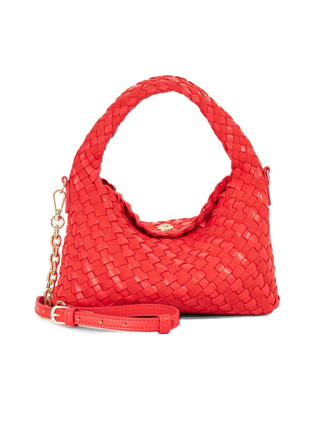 dune-london-dinkydeliberate-mini-woven-grab-bag-redfront