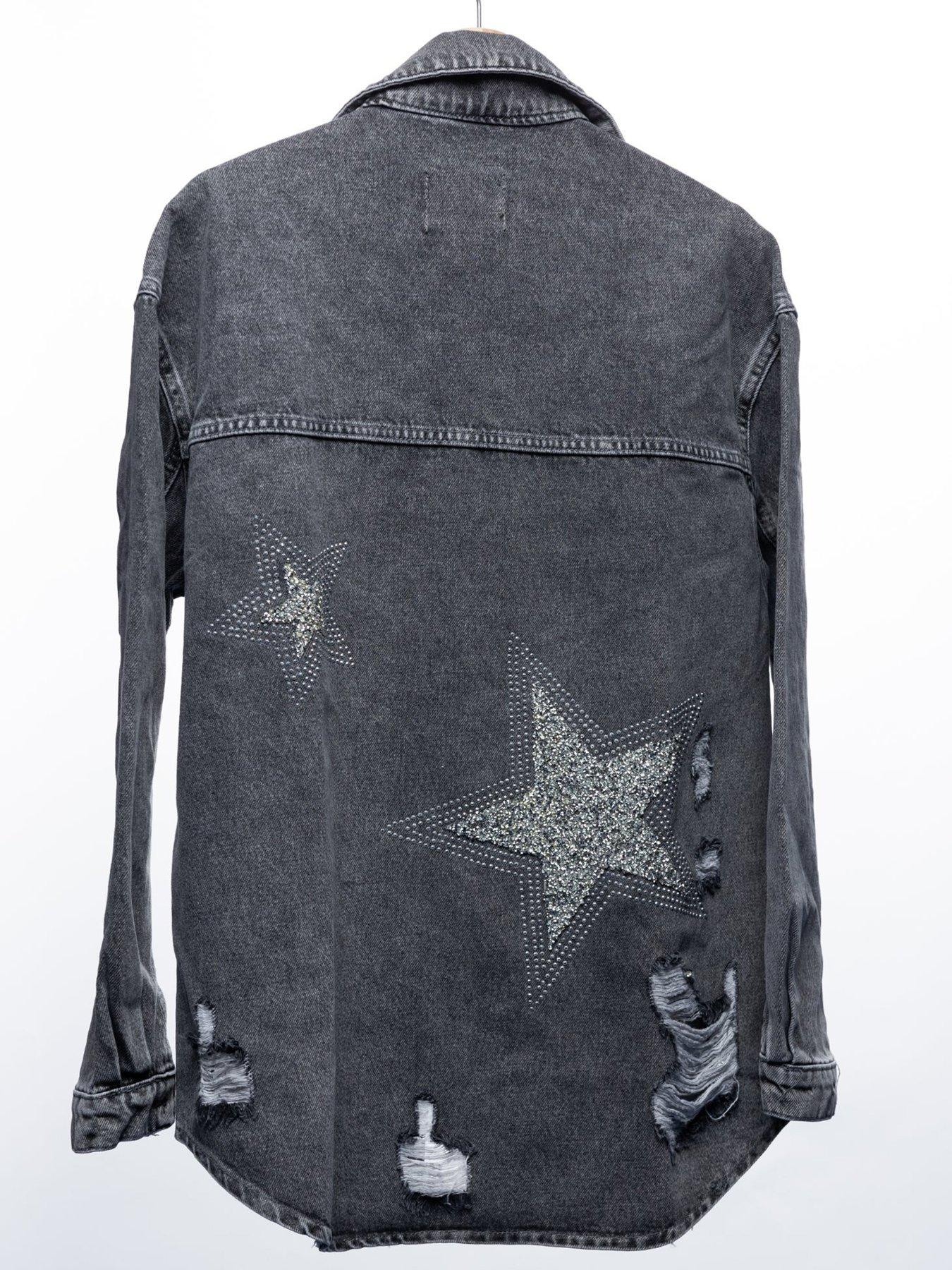 Image 3 of 3 of Sorena Beaded Stars Denim Jacket