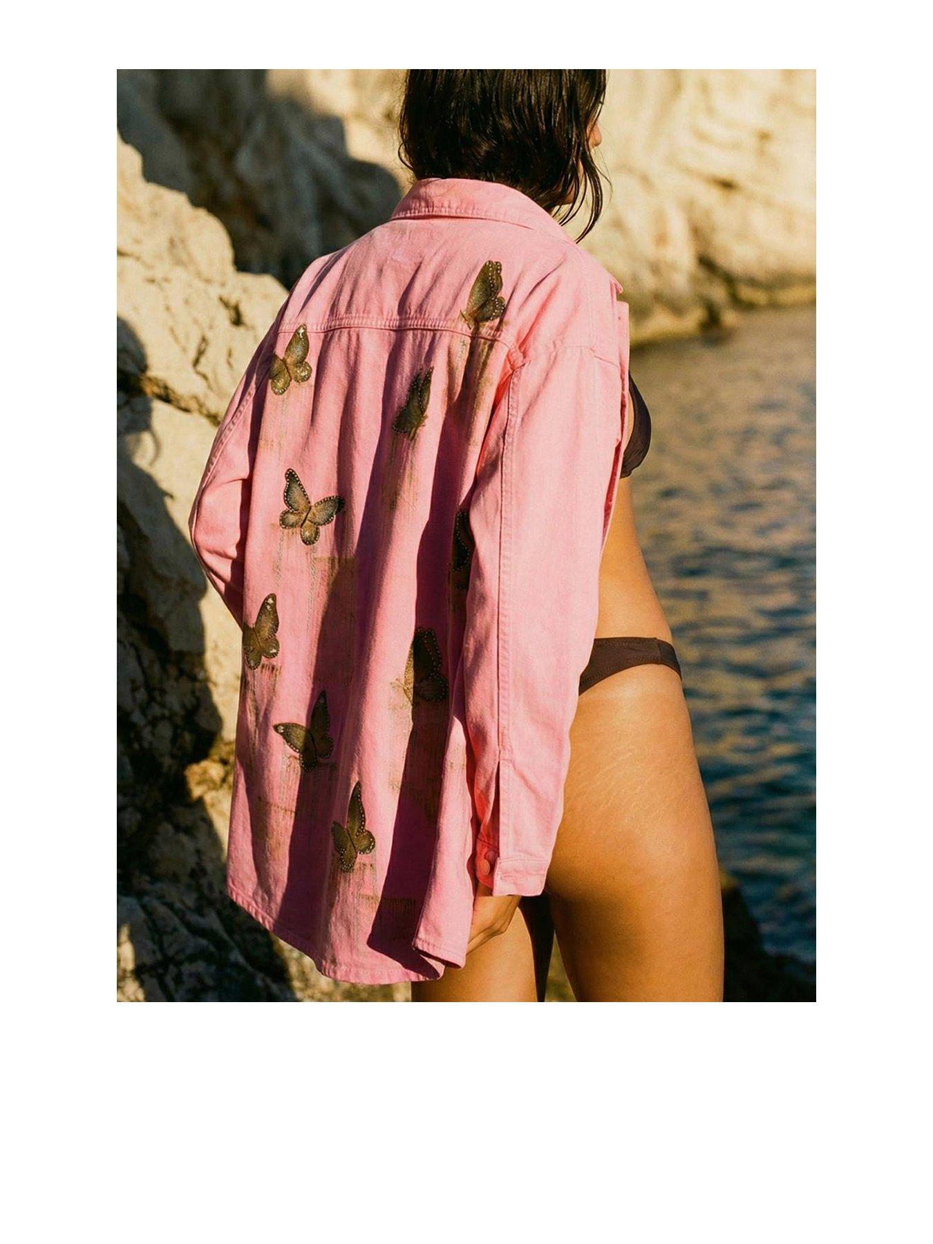 sorena-long-line-butterfly-denim-jacketfront