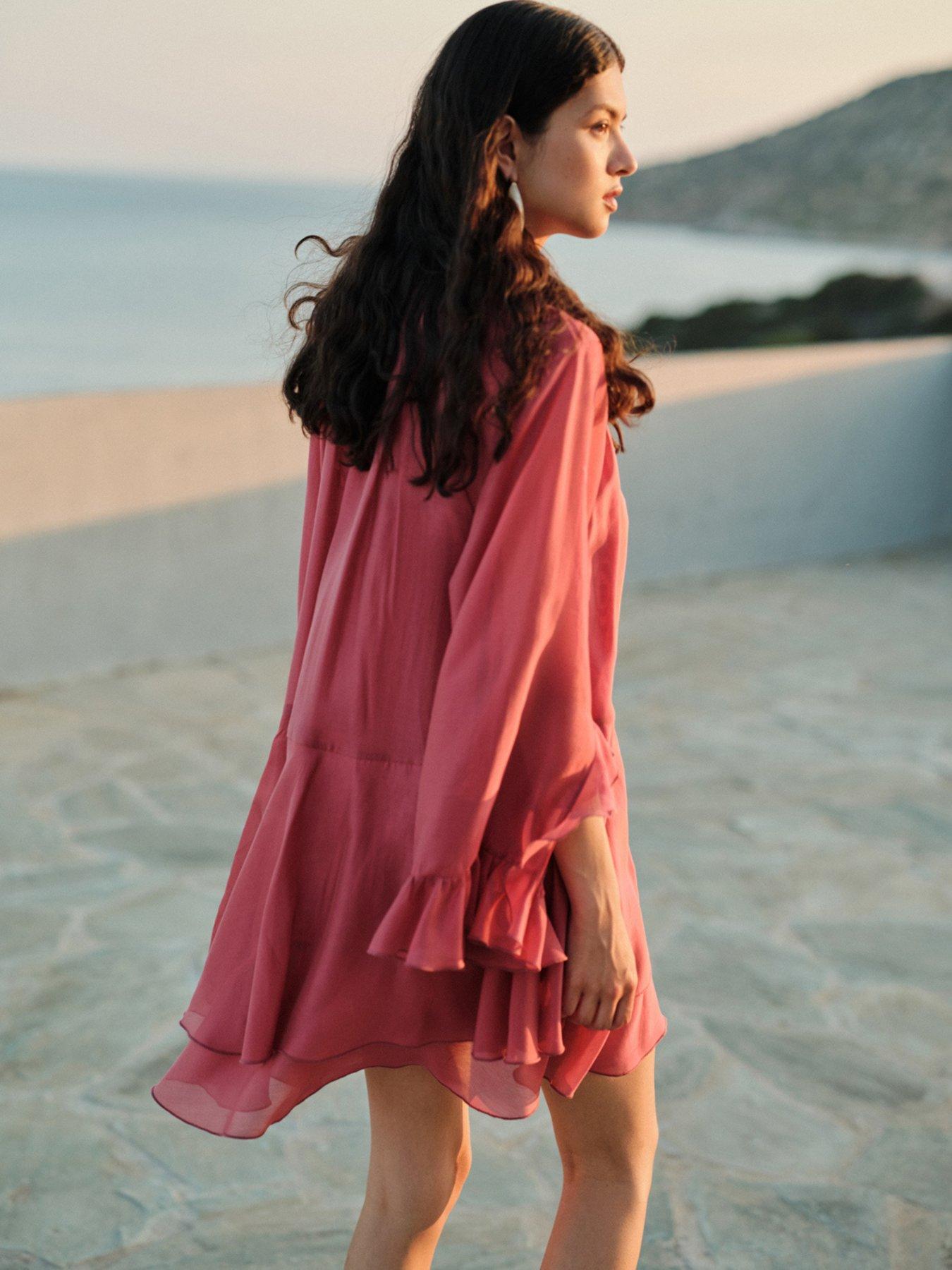 devotion-twins-sheen-dress-rose-winestillFront