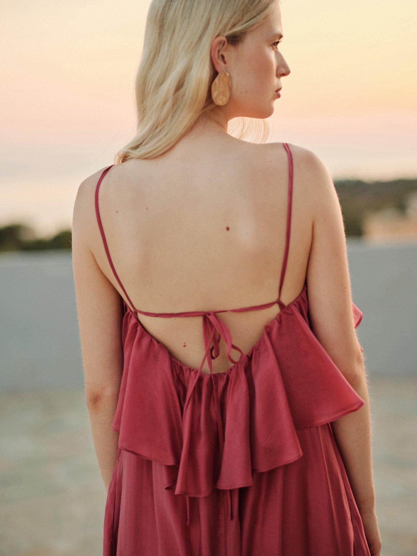 Image 2 of 5 of Devotion Twins Aura Dress - Rosewine