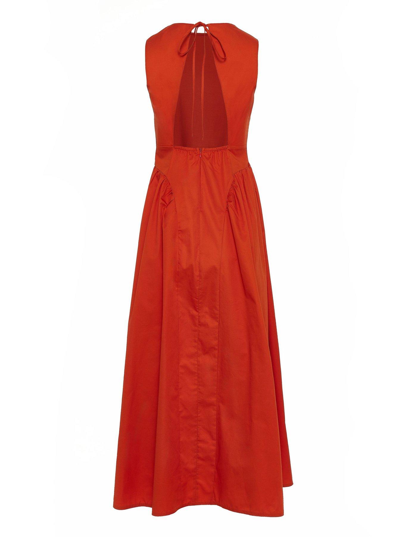 Image 2 of 3 of Devotion Twins Dawn Dress - D. Orange