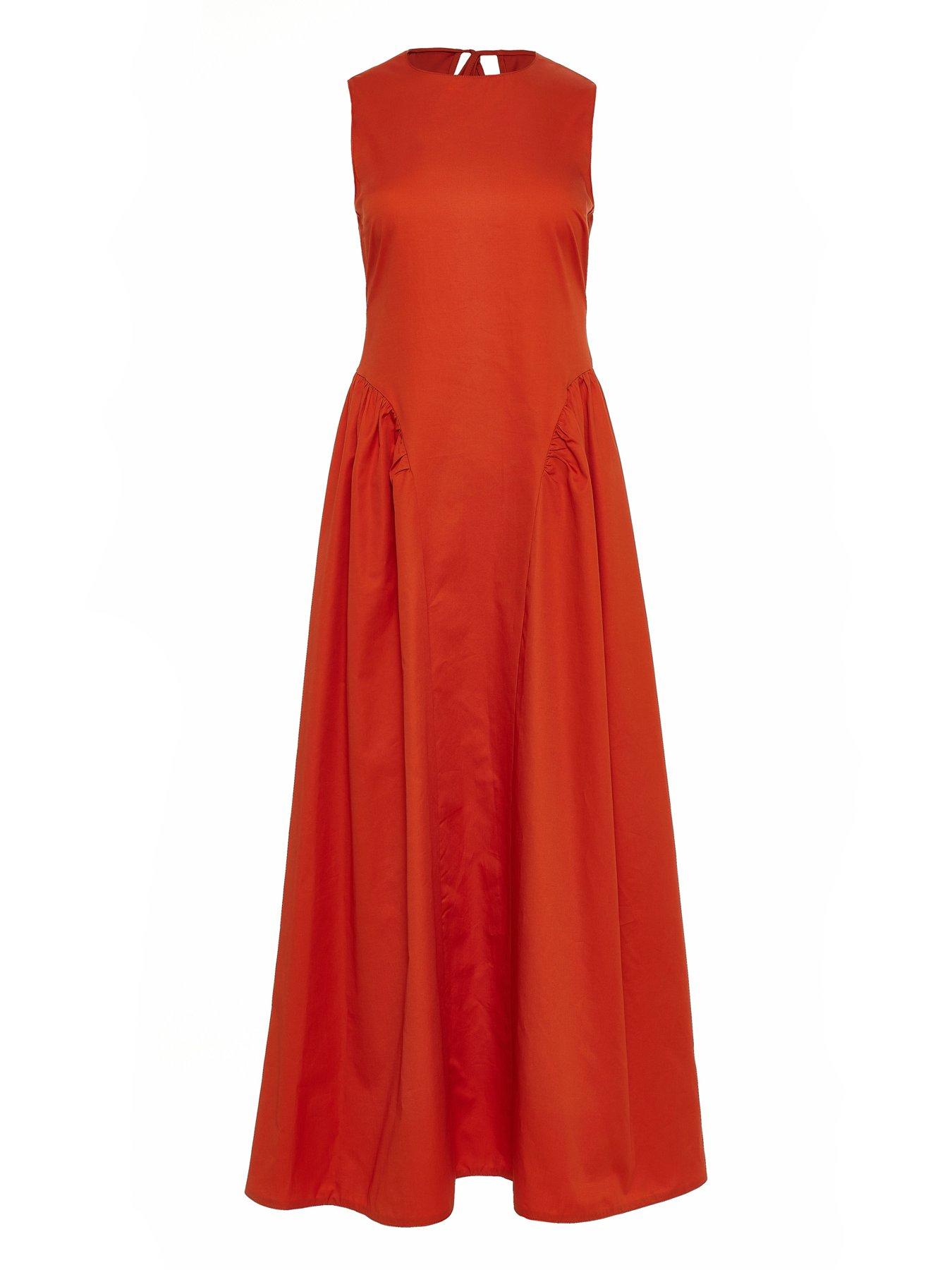 Image 3 of 3 of Devotion Twins Dawn Dress - D. Orange