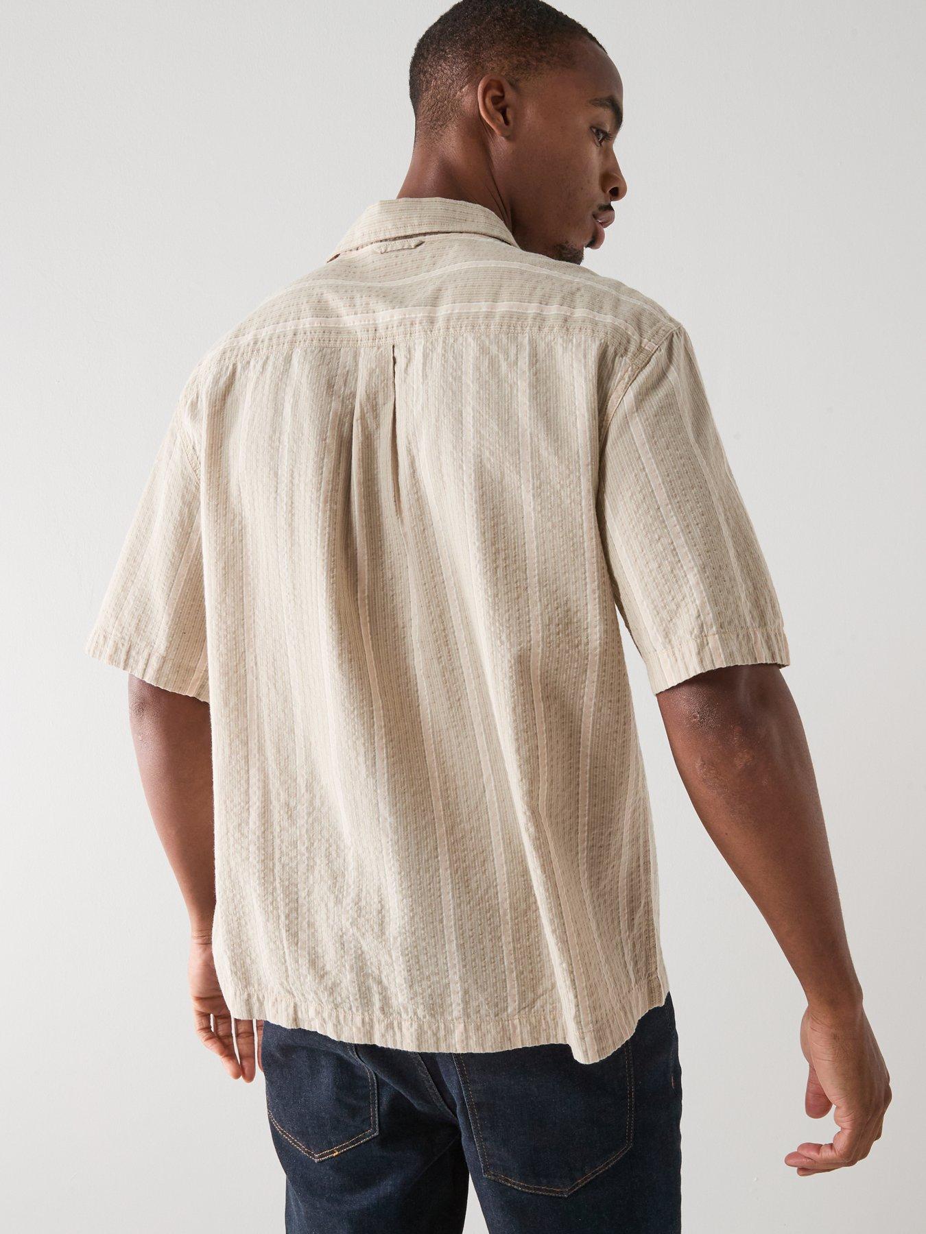 timberland-timberland-short-sleeve-stripe-shirt-beigestillFront