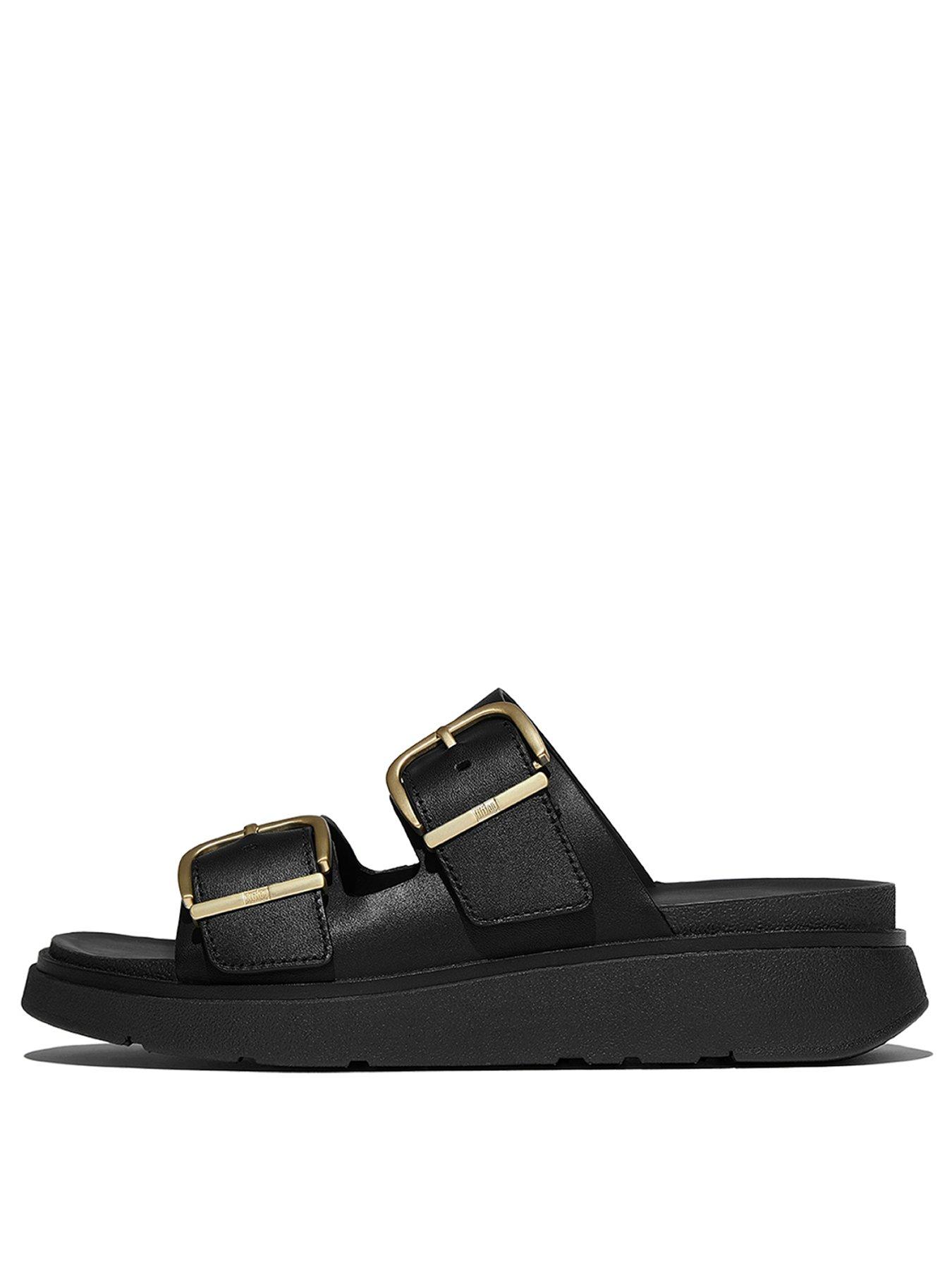 fitflop-gen-ff-buckle-two-bar-leather-slides-blackstillFront