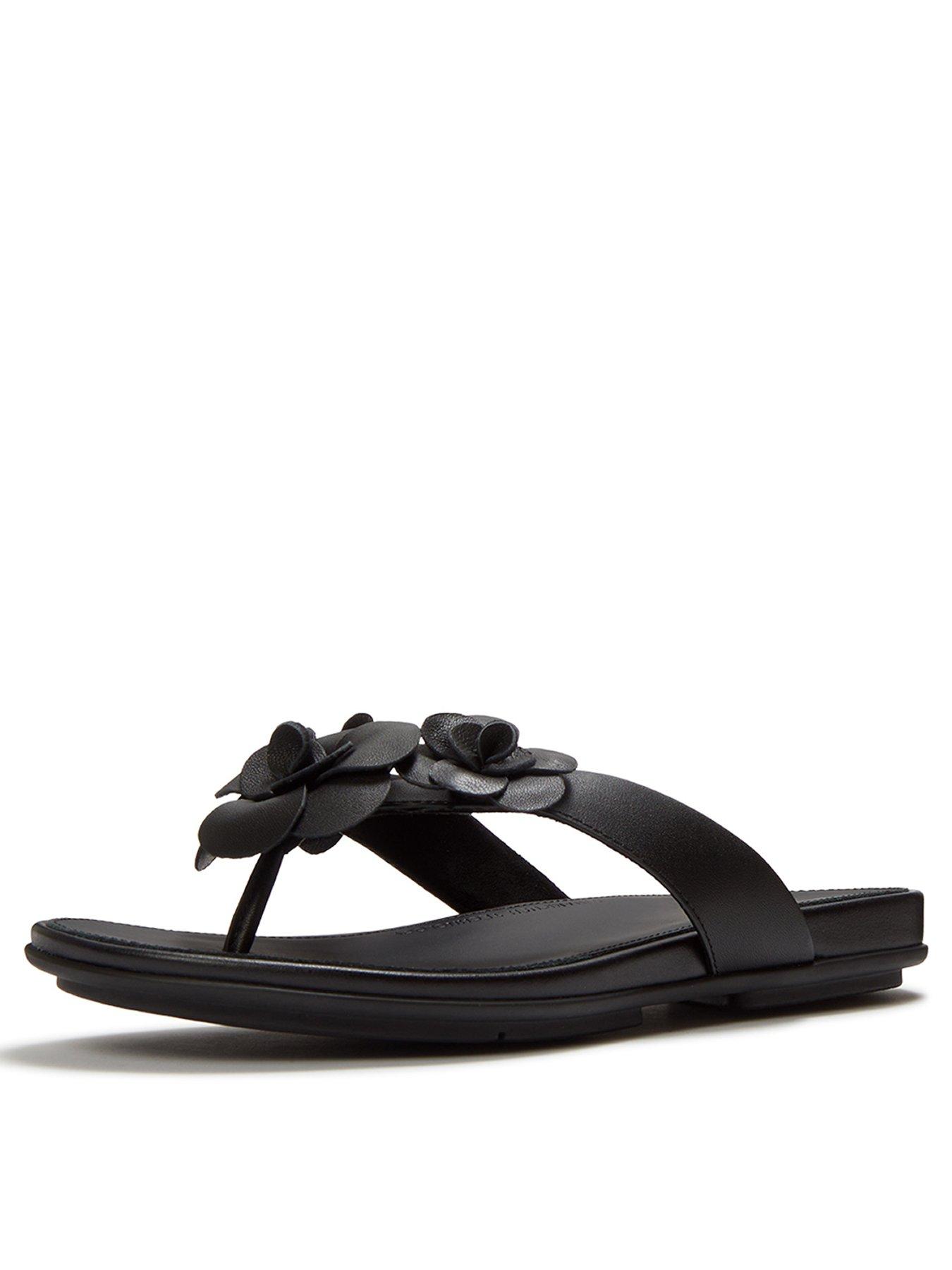 fitflop-gracie-flower-leather-flip-flops-blackback