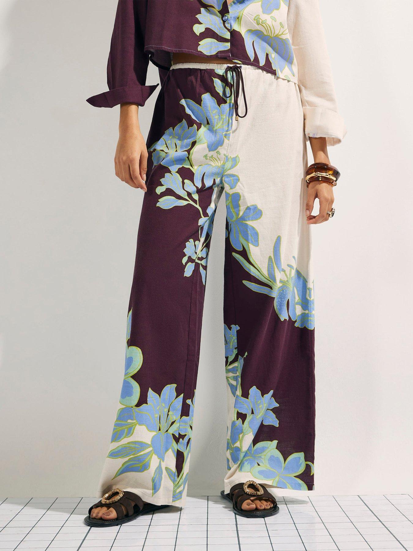river-island-tropical-border-beach-trousers-nbspcreamfront